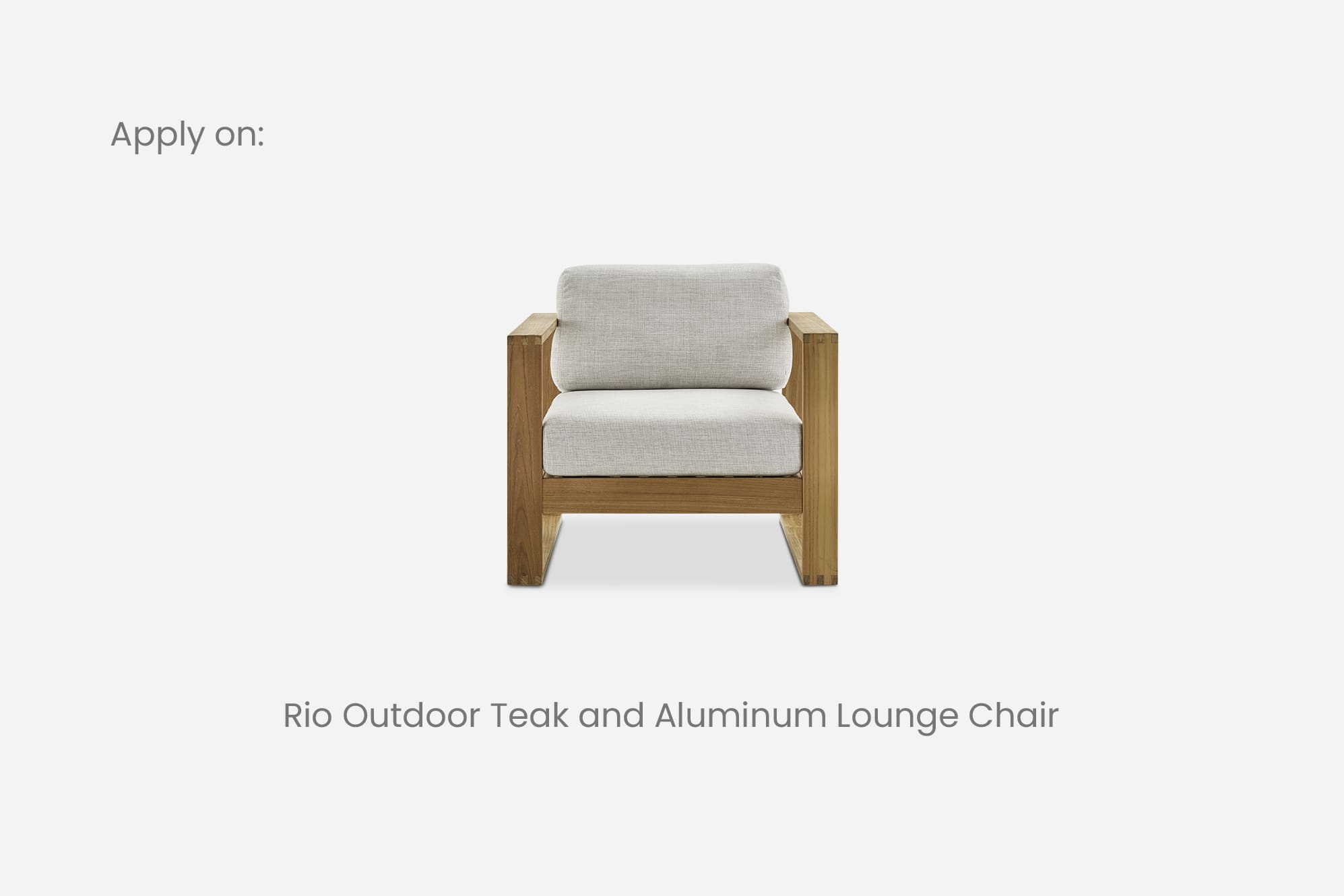 Rio Outdoor Lounge Chair Cover 4