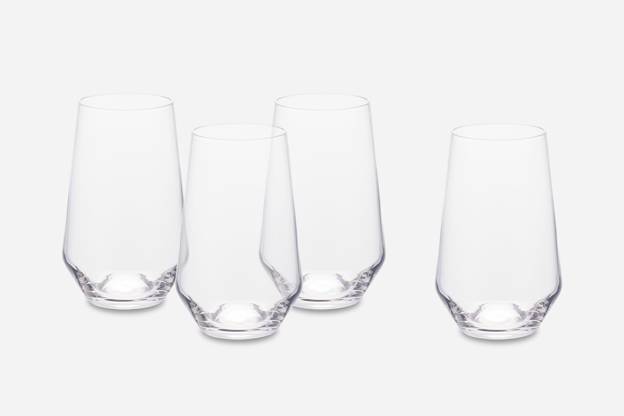 Prism Tall Drinking Glasses, Set of 4 1