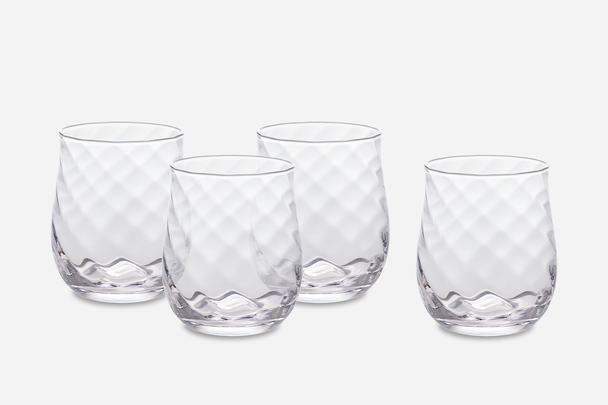 Cascade Short Drinking Glasses, Set of 4 1