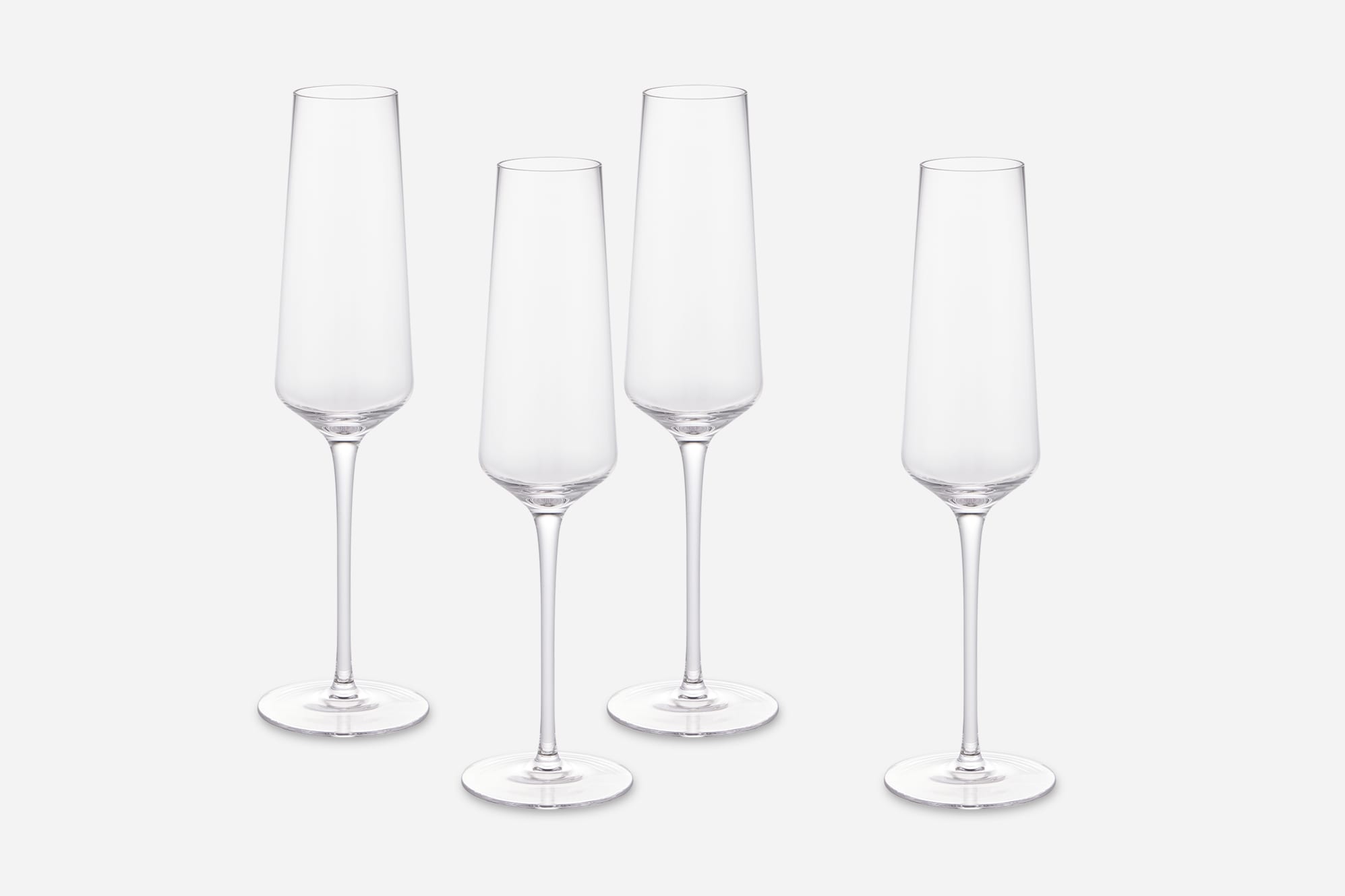 Lucent Champagne Glasses, Set of 4 1