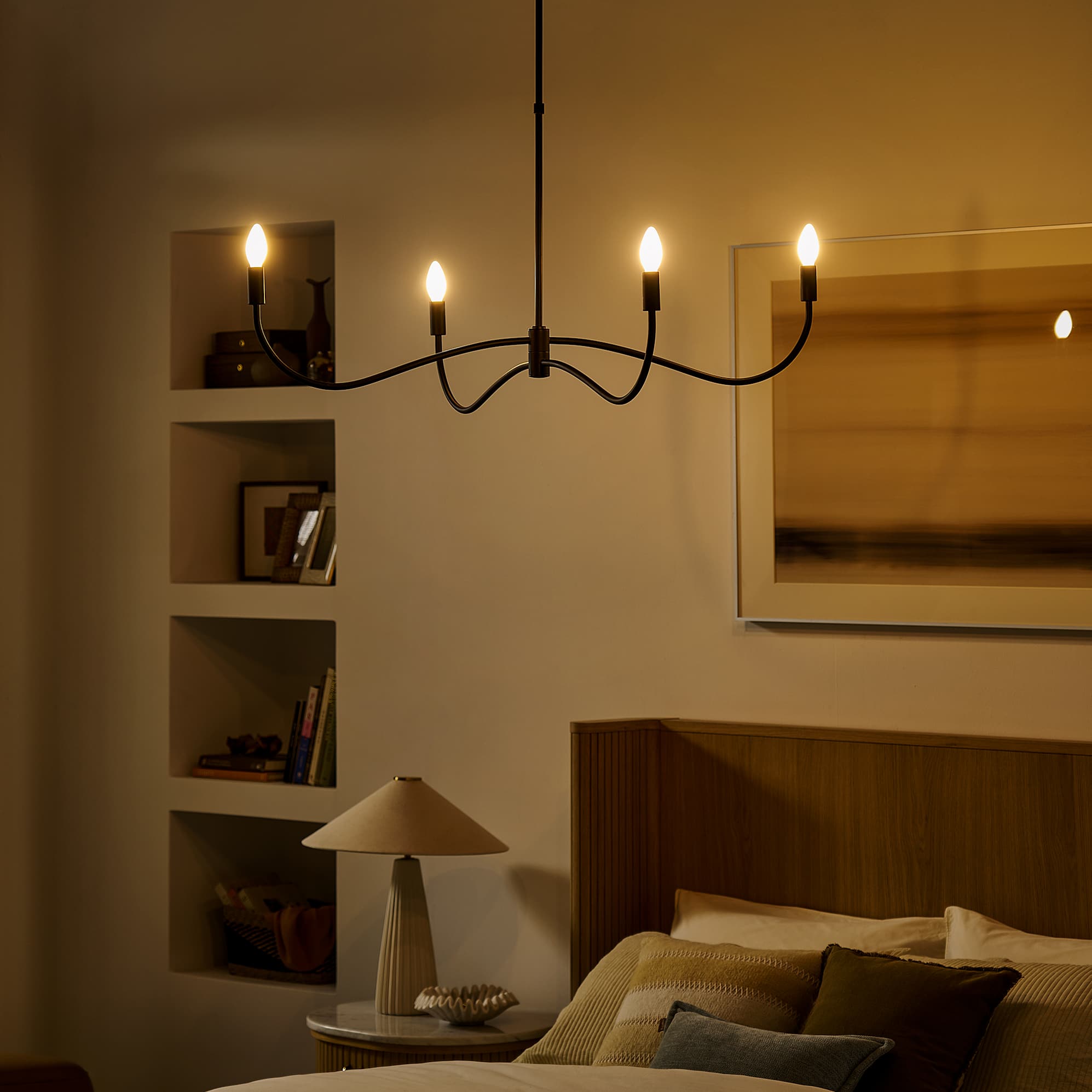 Iris 4-Light Chandelier 5