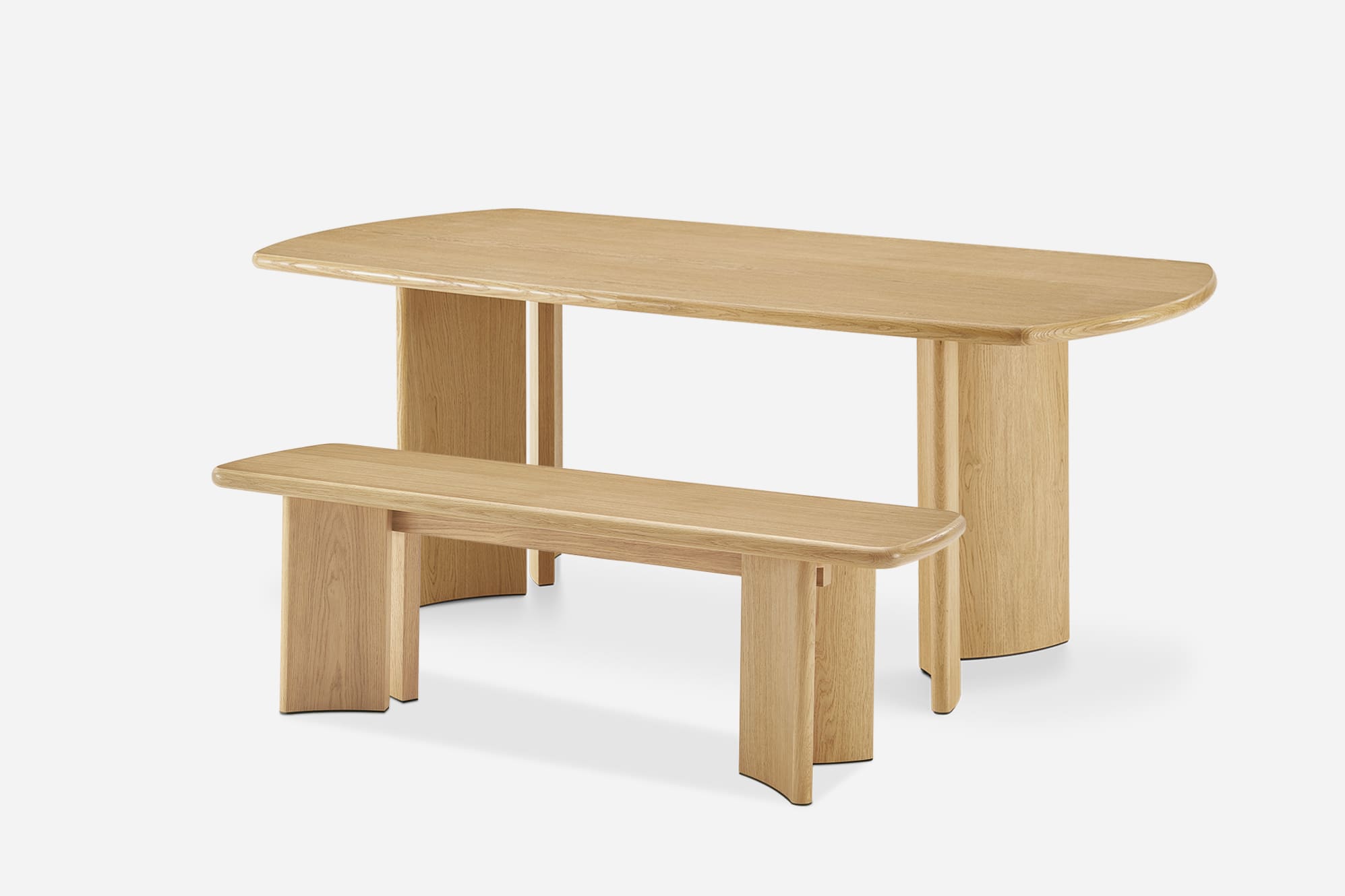 Posey Dining Table with Bench Set 1