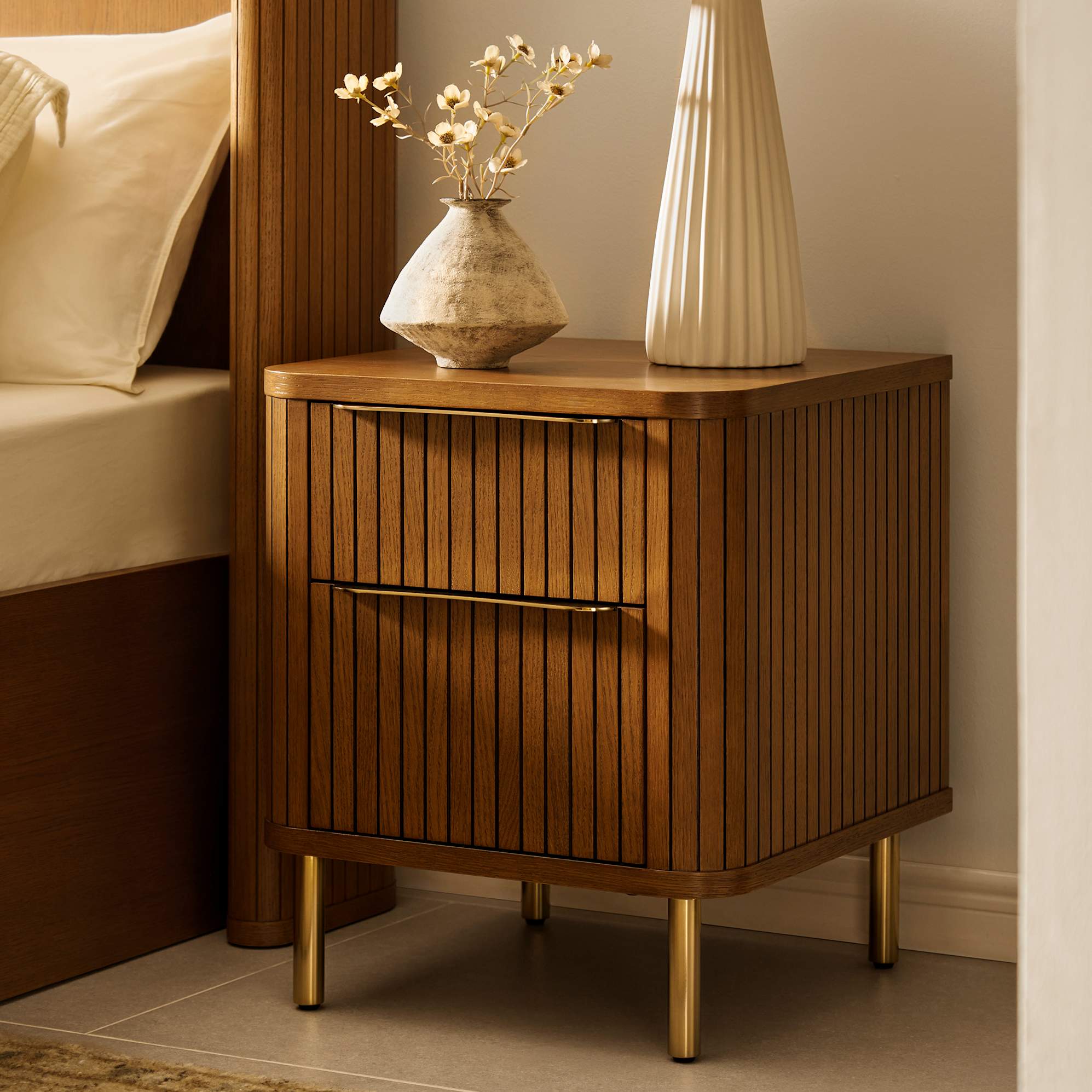 Harper 2-Drawer Nightstand 0