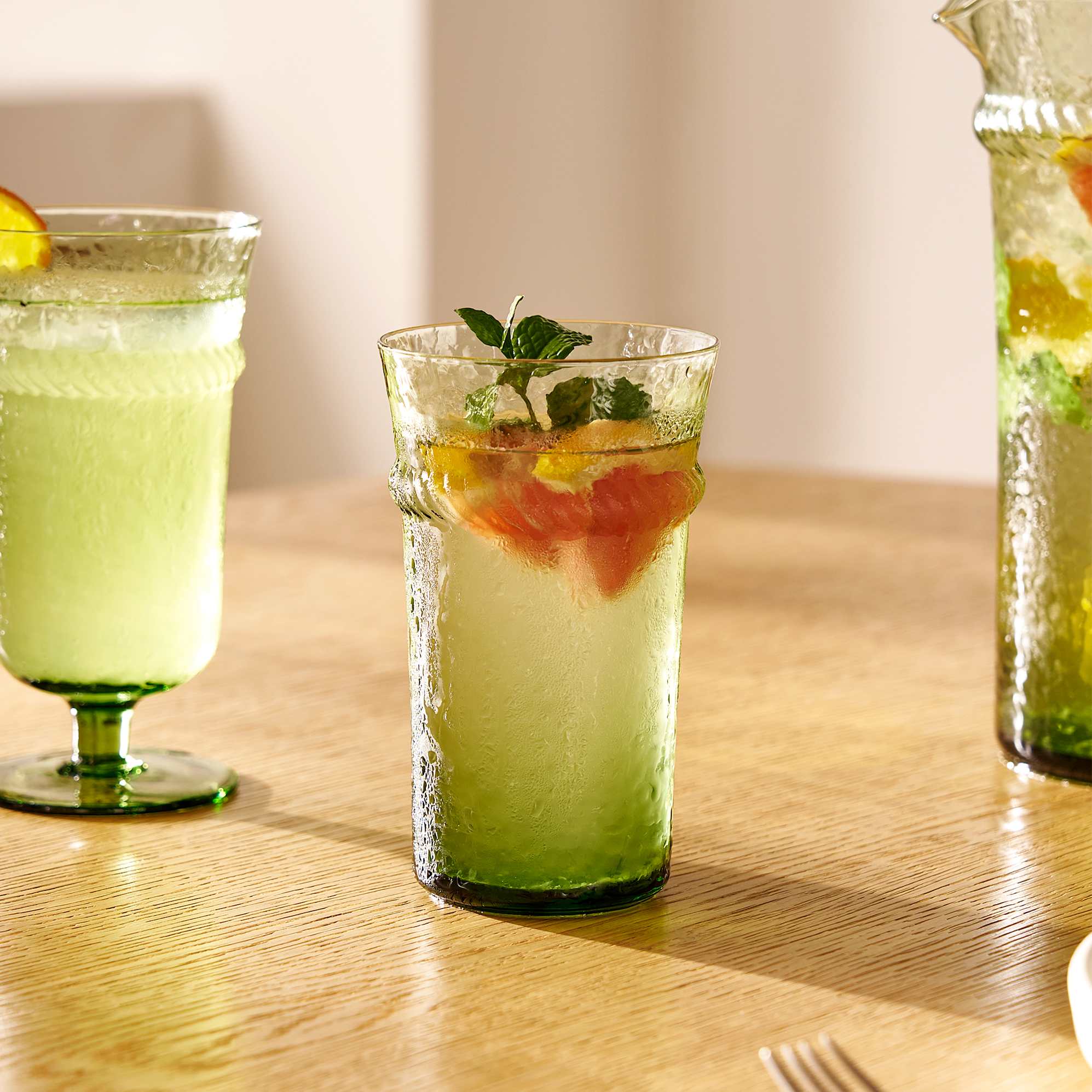 Verdant Tall Drinking Glasses, Set of 4 3