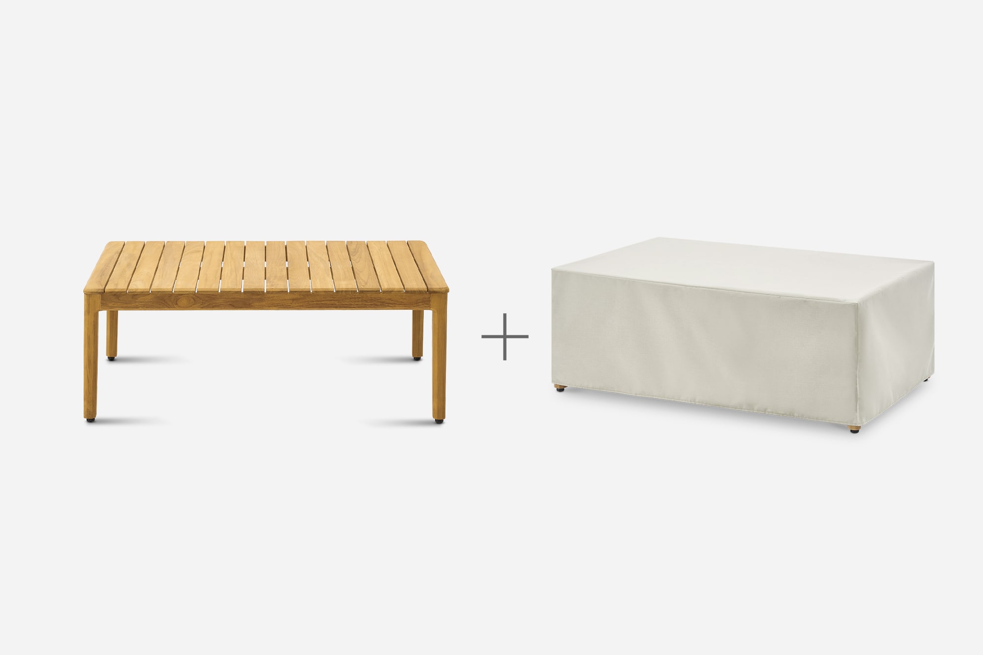 Isla Outdoor Rectangular Coffee Table 2