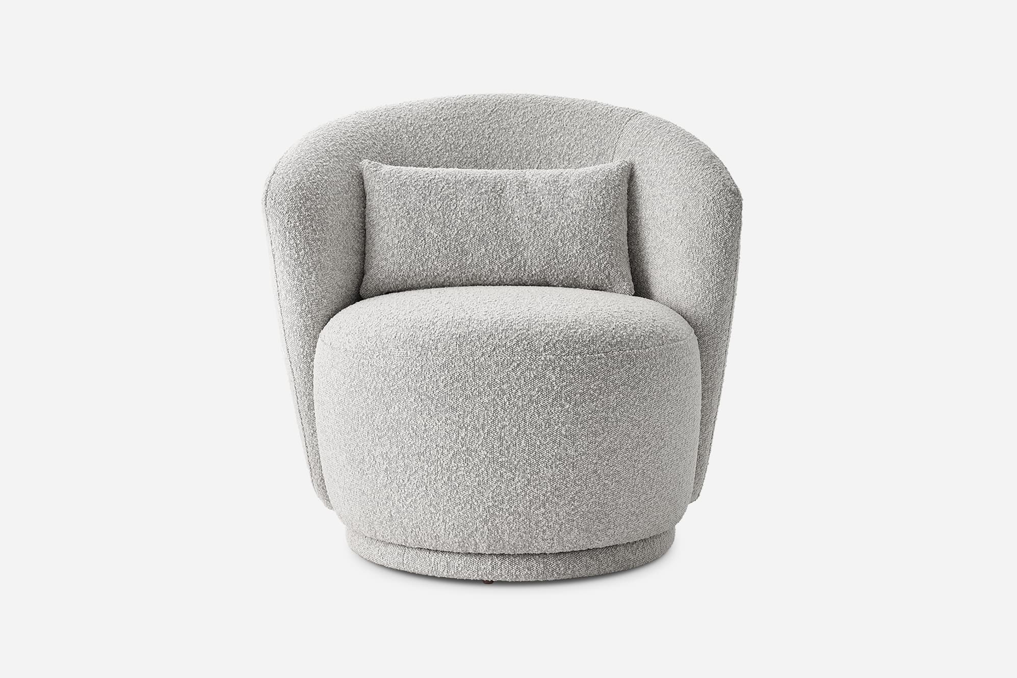Avery Performance Bouclé Swivel Armchair 7