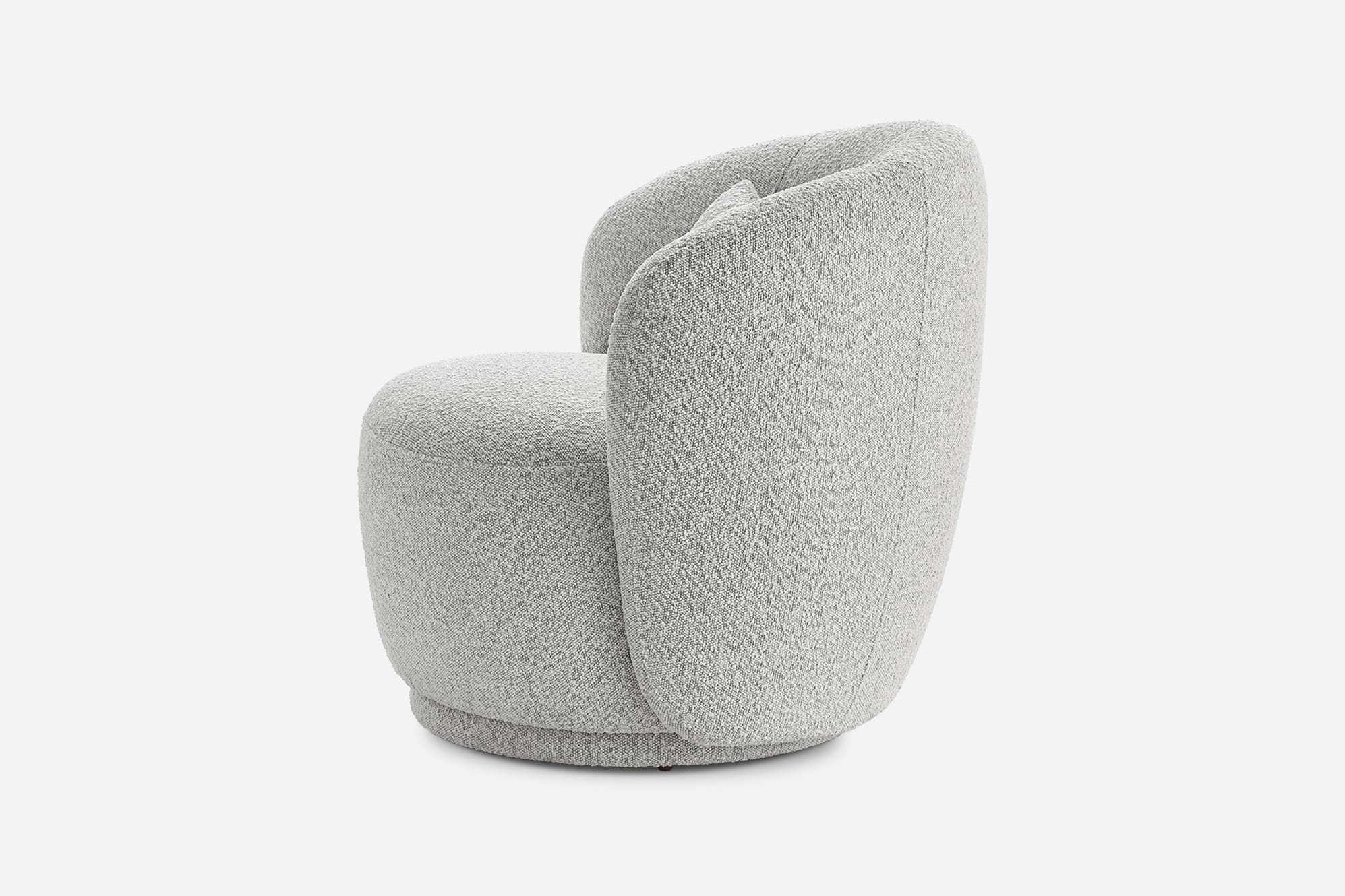 Avery Performance Bouclé Swivel Armchair 8