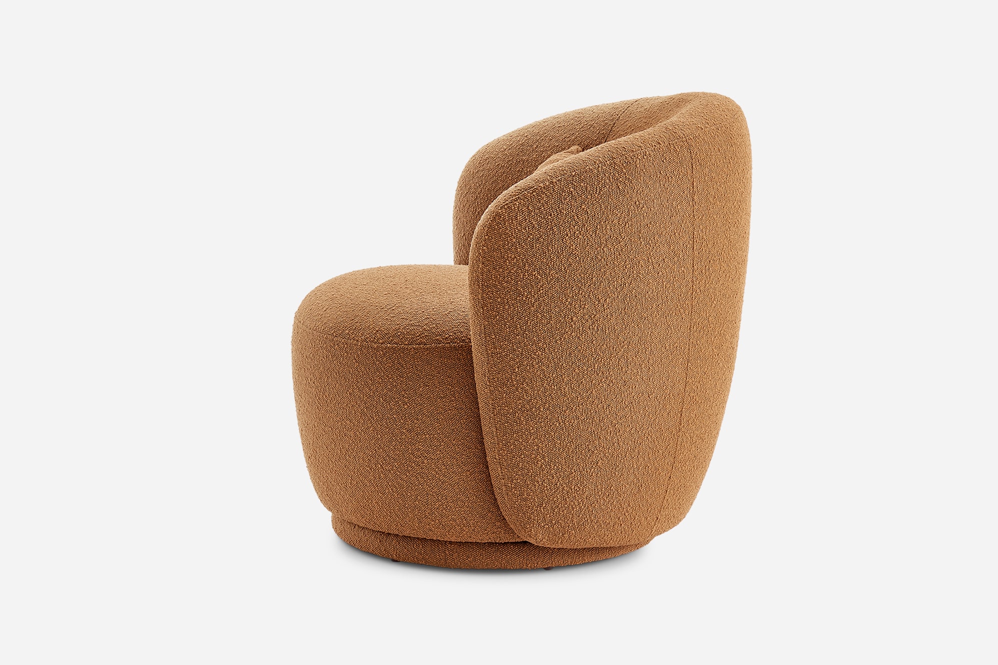 Avery Performance Bouclé Swivel Armchair 5