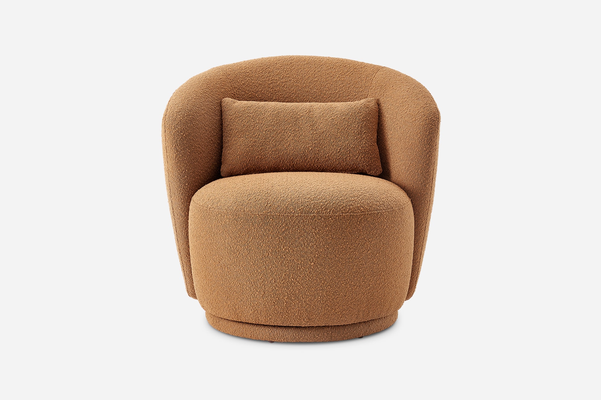 Avery Performance Bouclé Swivel Armchair 4