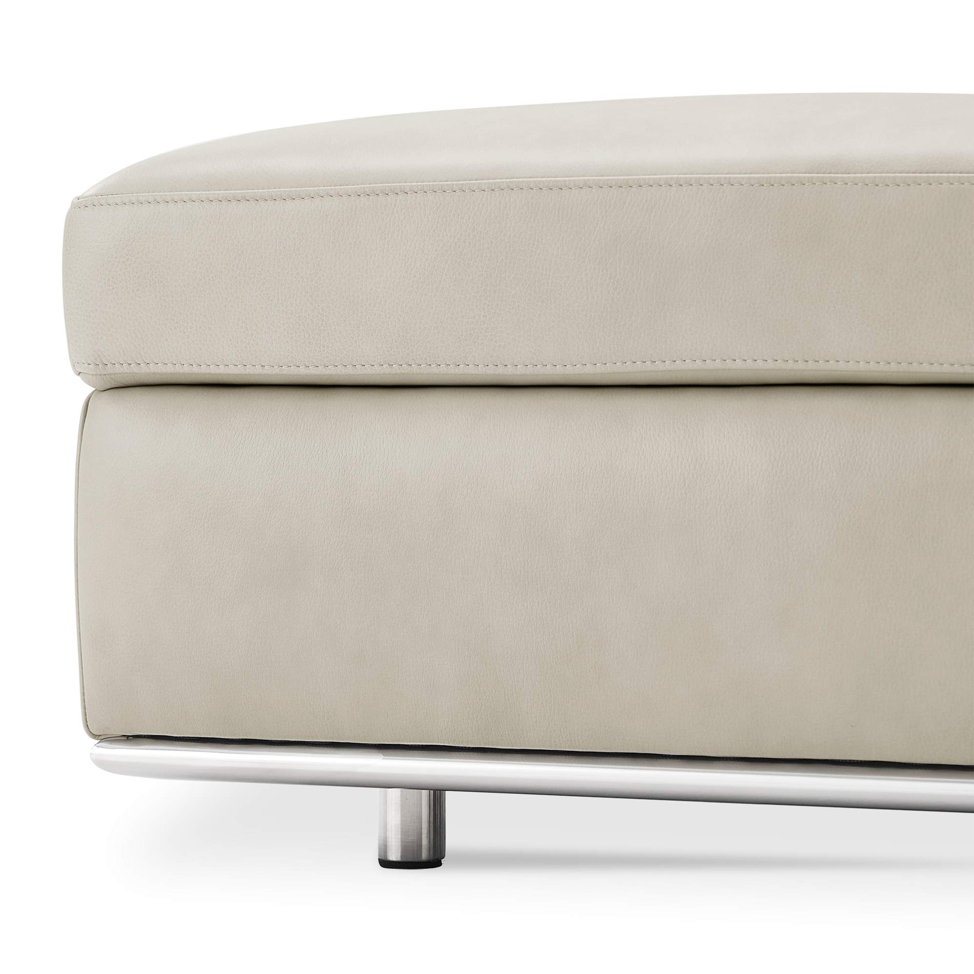 Hamilton Leather Storage Ottoman 5
