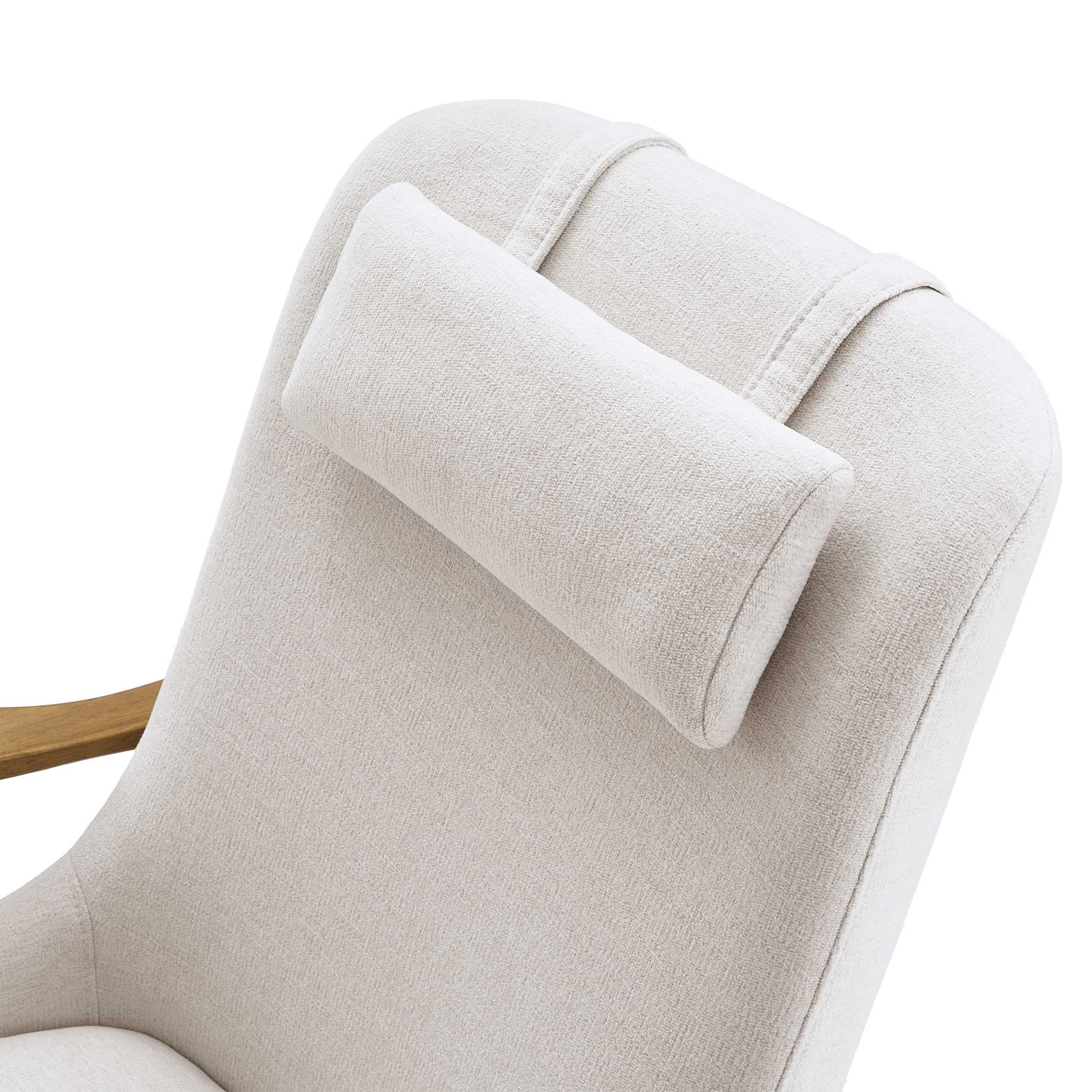 Desmond Rocking Armchair with Ottoman 7