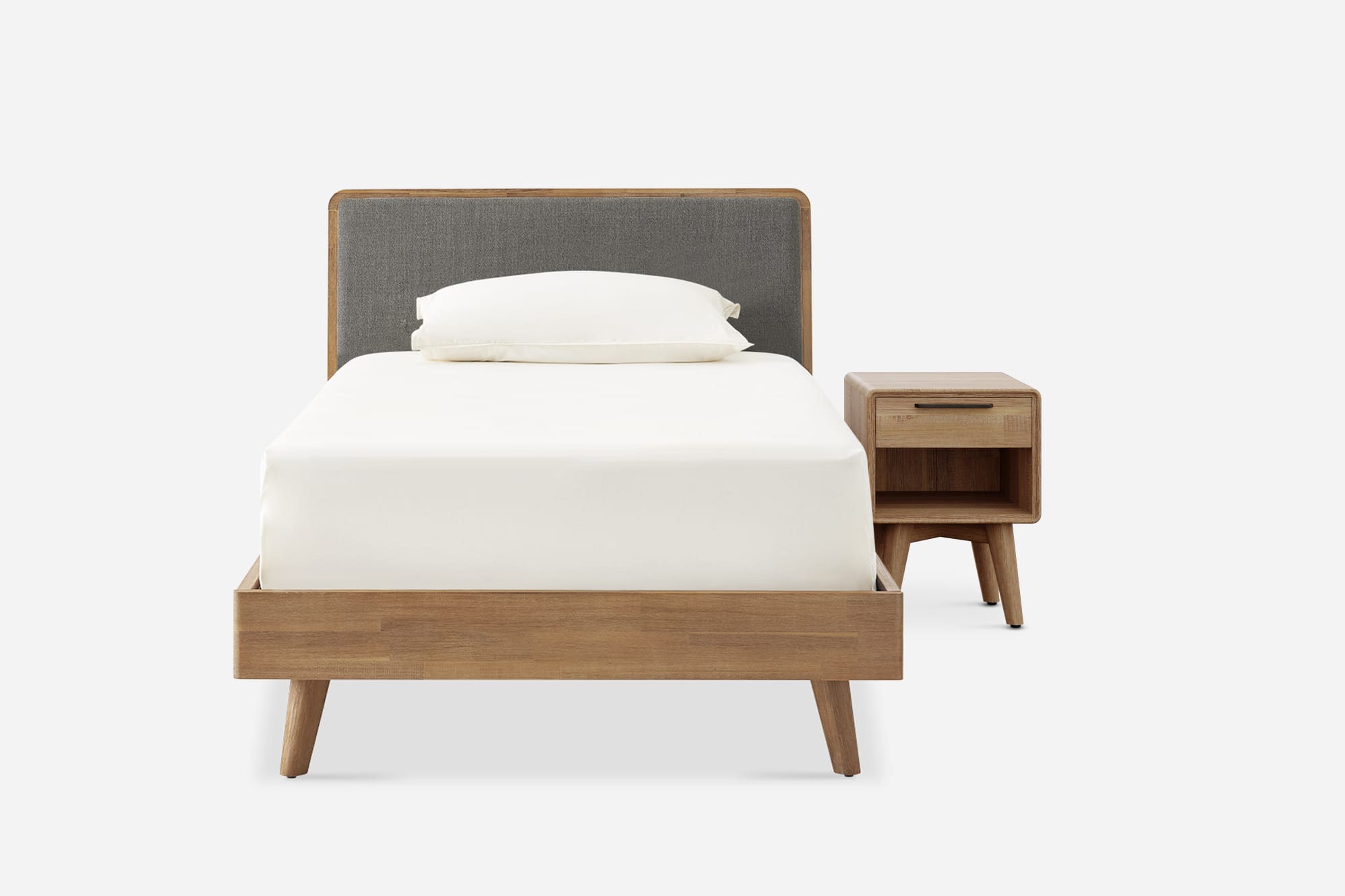 Seb Bed with Bedside Table Set 1