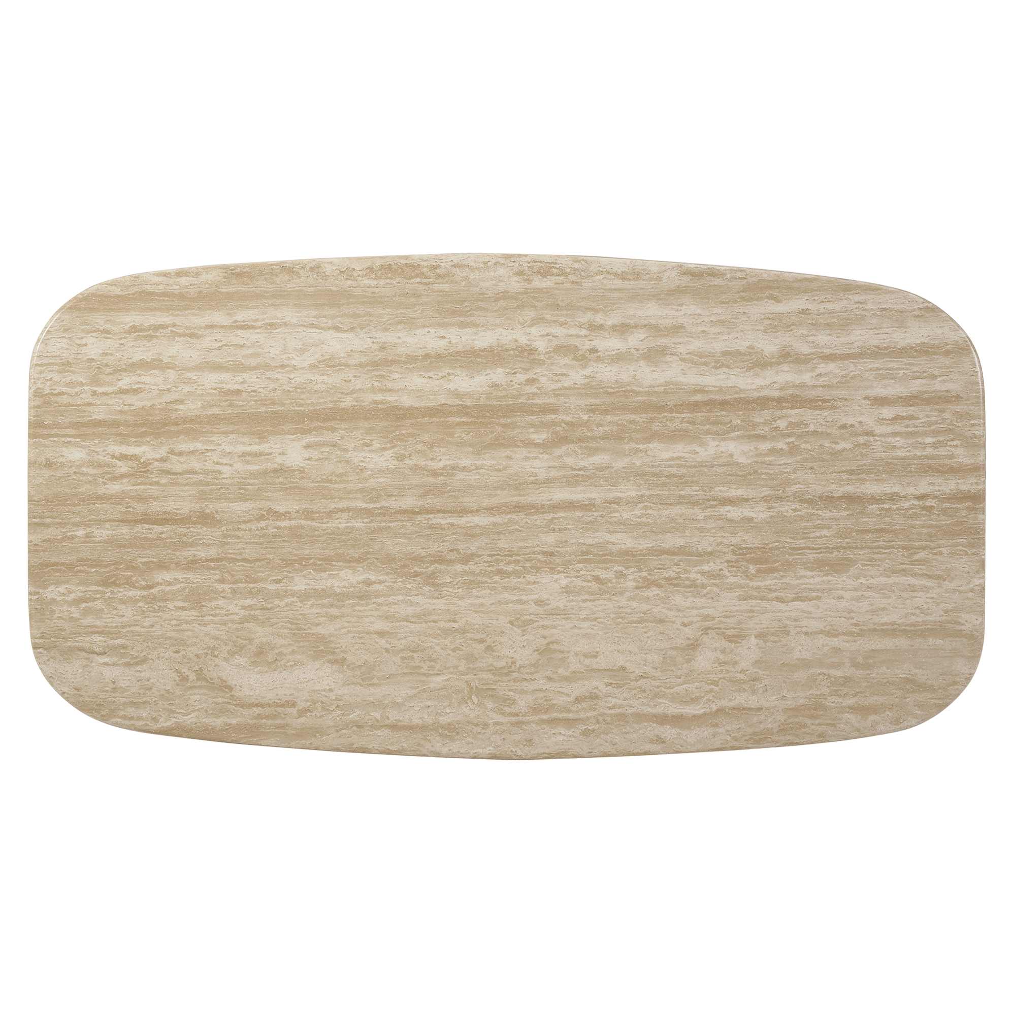 Belmont Travertine Rectangular Dining Table 7