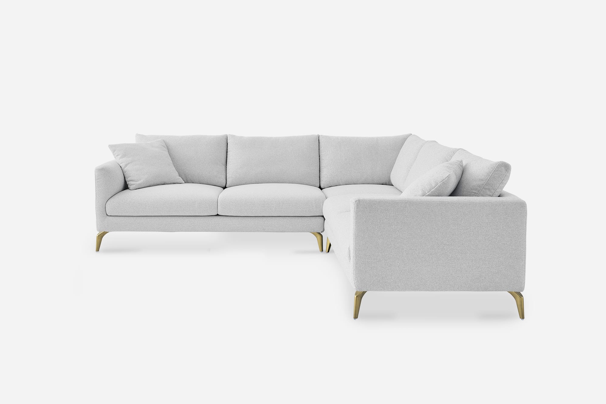 Lena Performance Fabric L-Shape Sectional Sofa 6