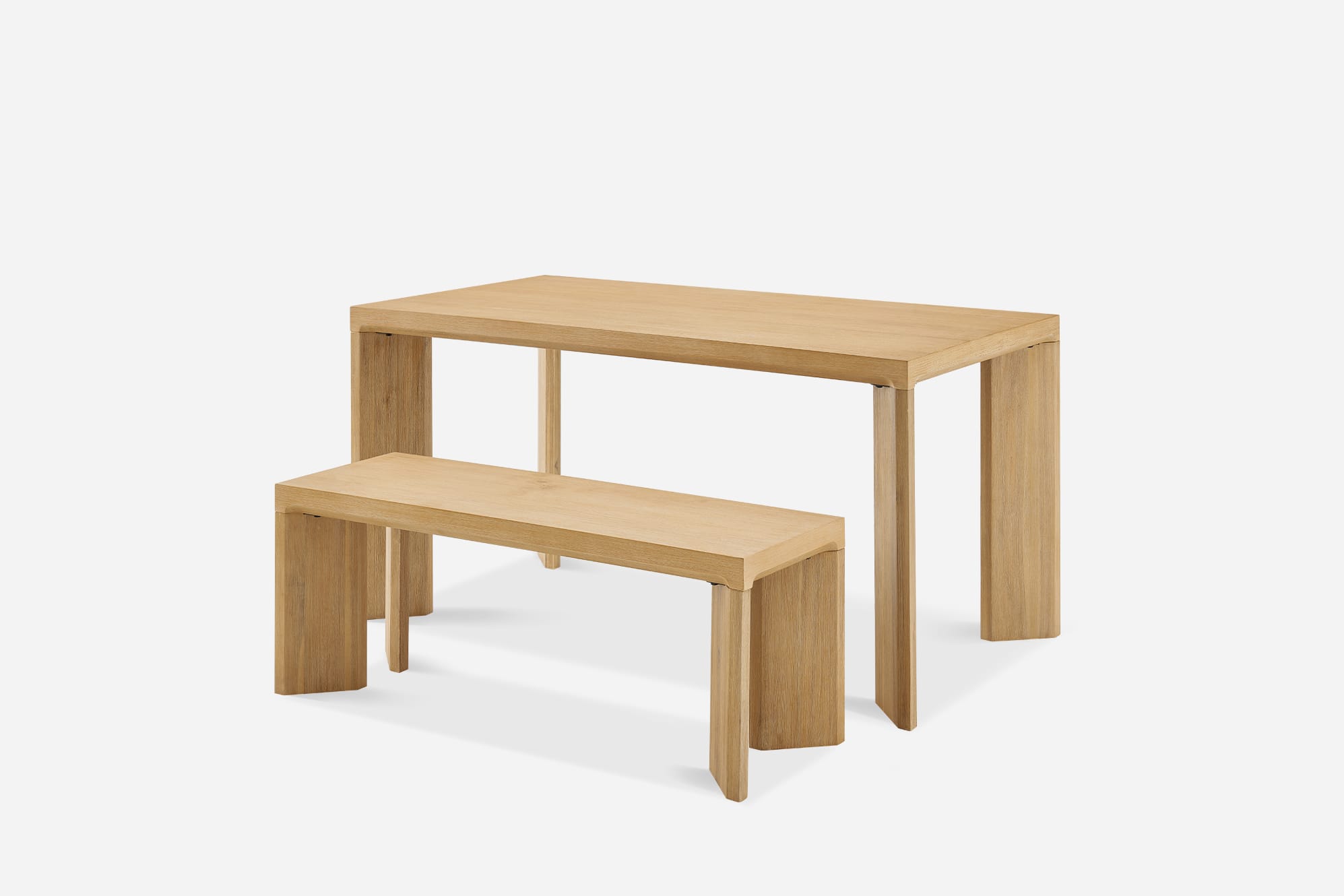 Casa Dining Table with Bench Set 2
