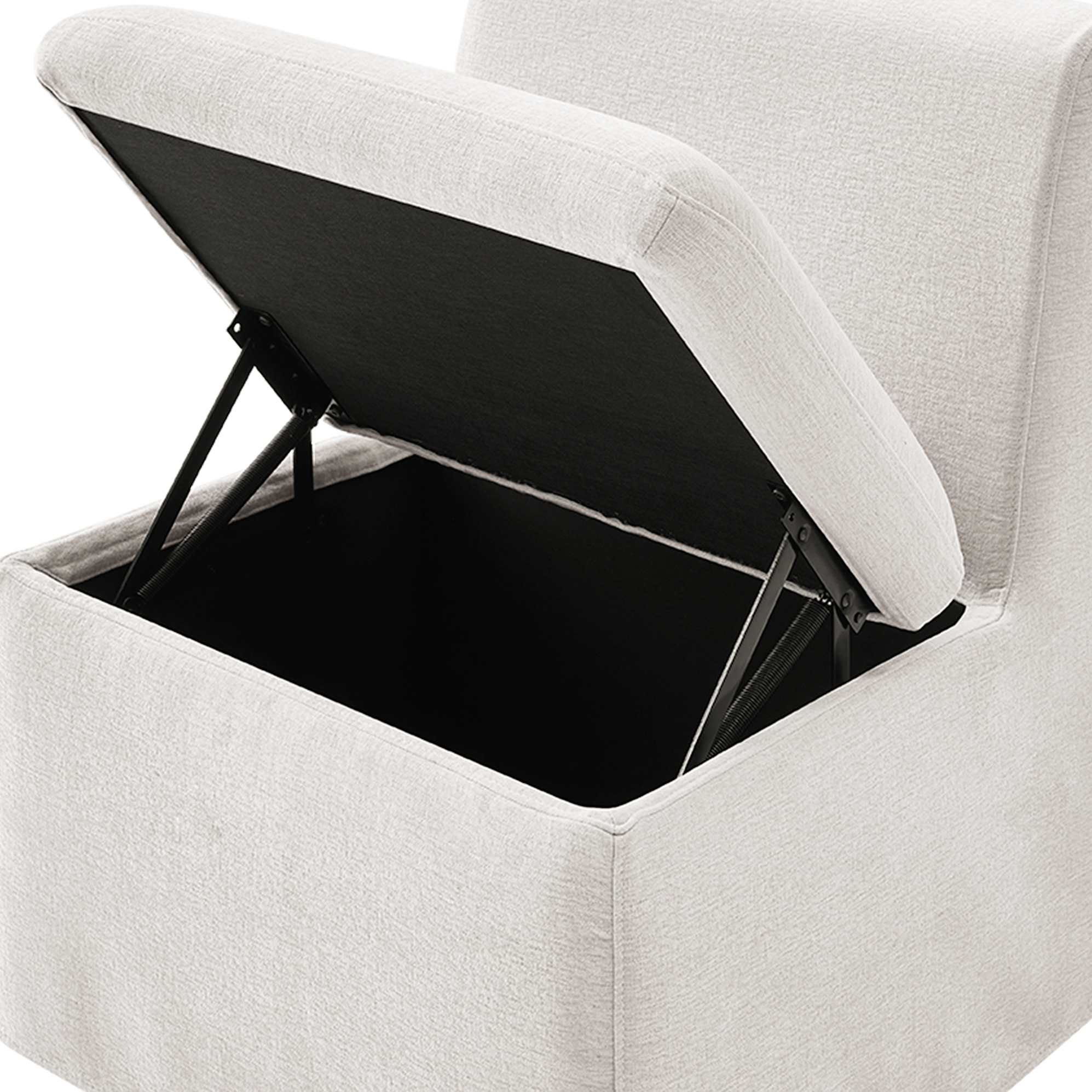 Callie Slipcover L-Shaped Storage Banquette 2