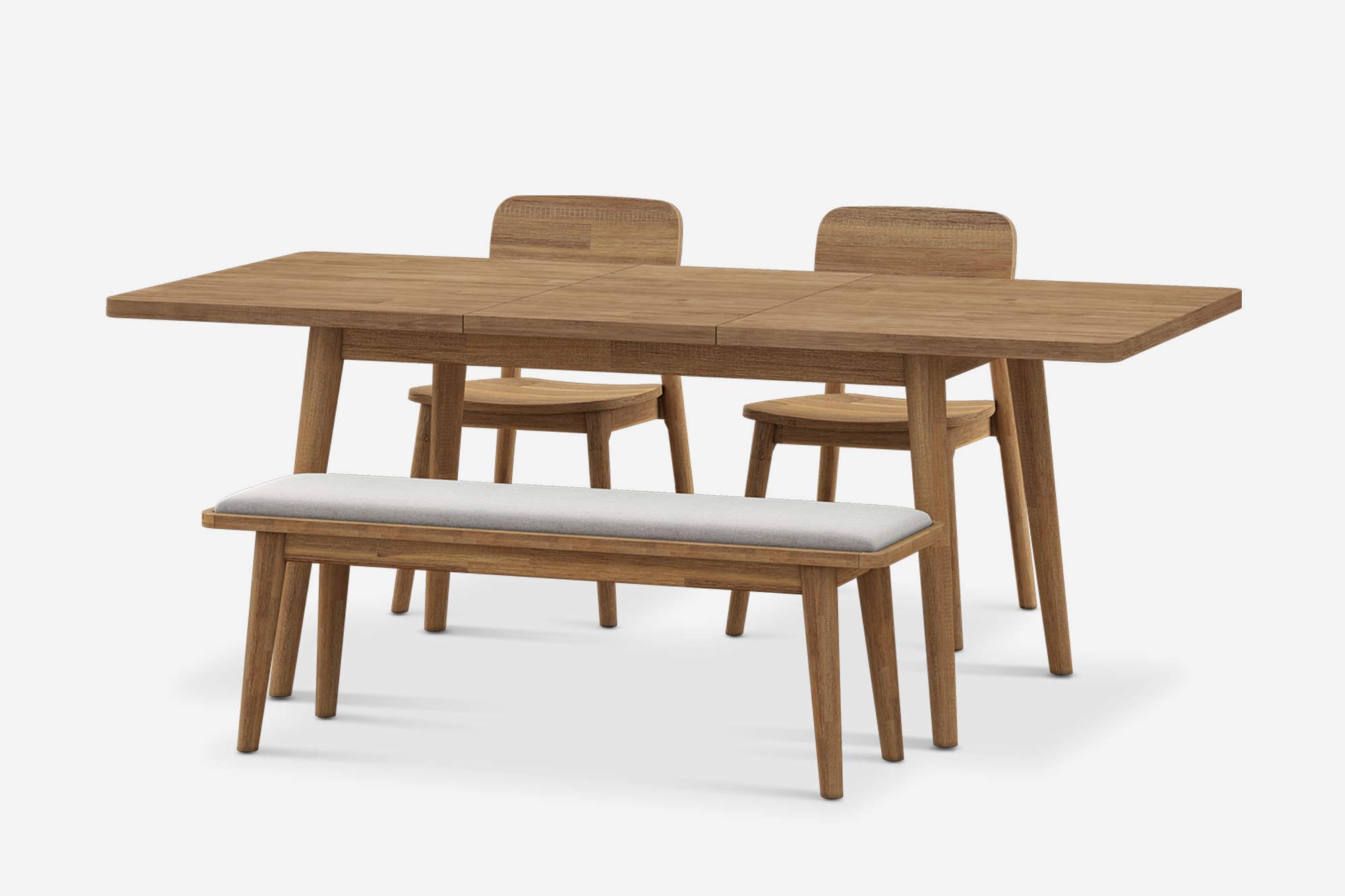 Seb Extendable Dining Set for 4-6 2