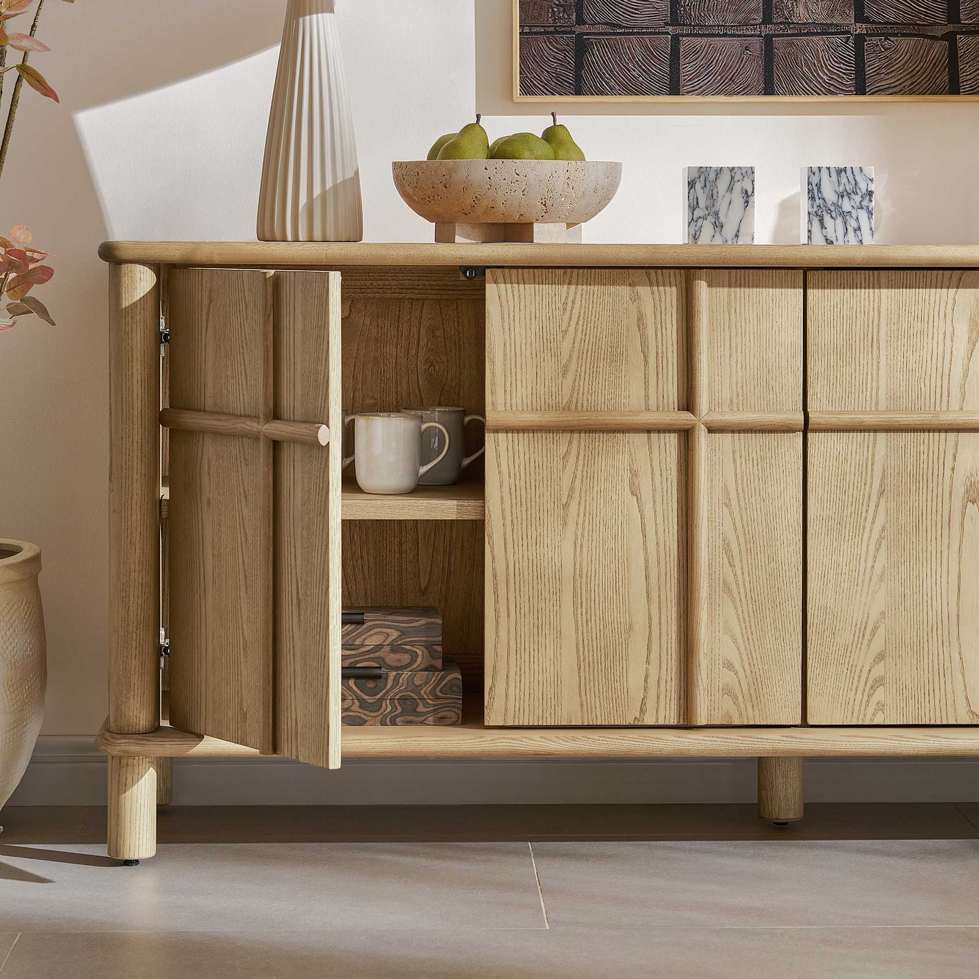 Ashen Wood Sideboard 3