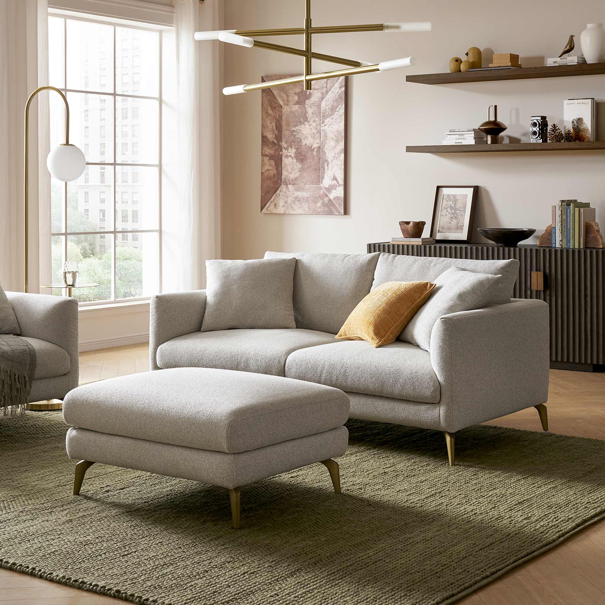 Lena Performance Fabric Sofa 3