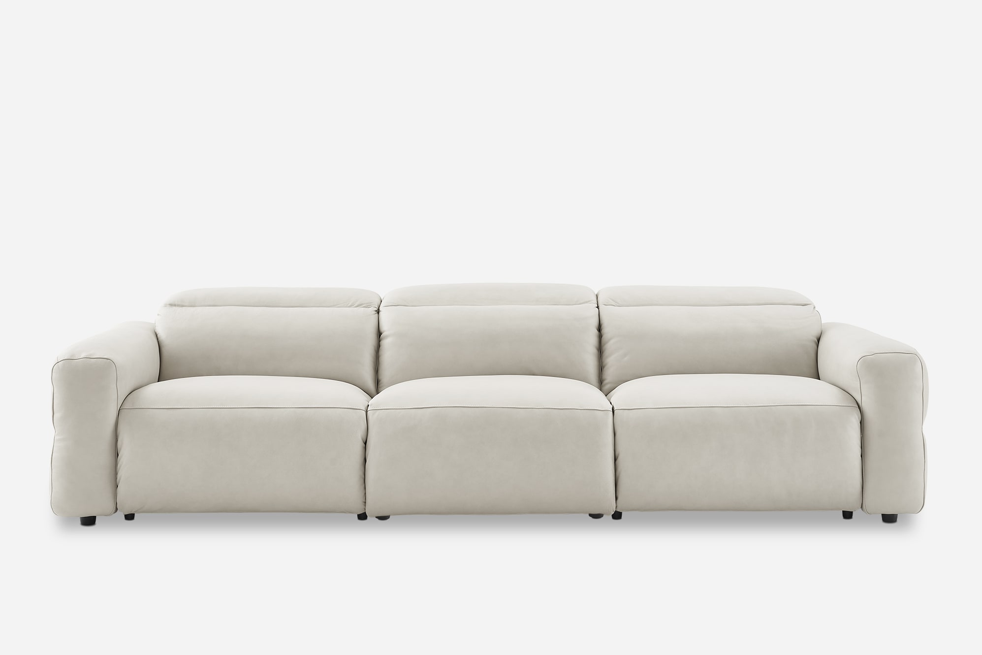 Jaron Leather Recliner Extended Sofa 2