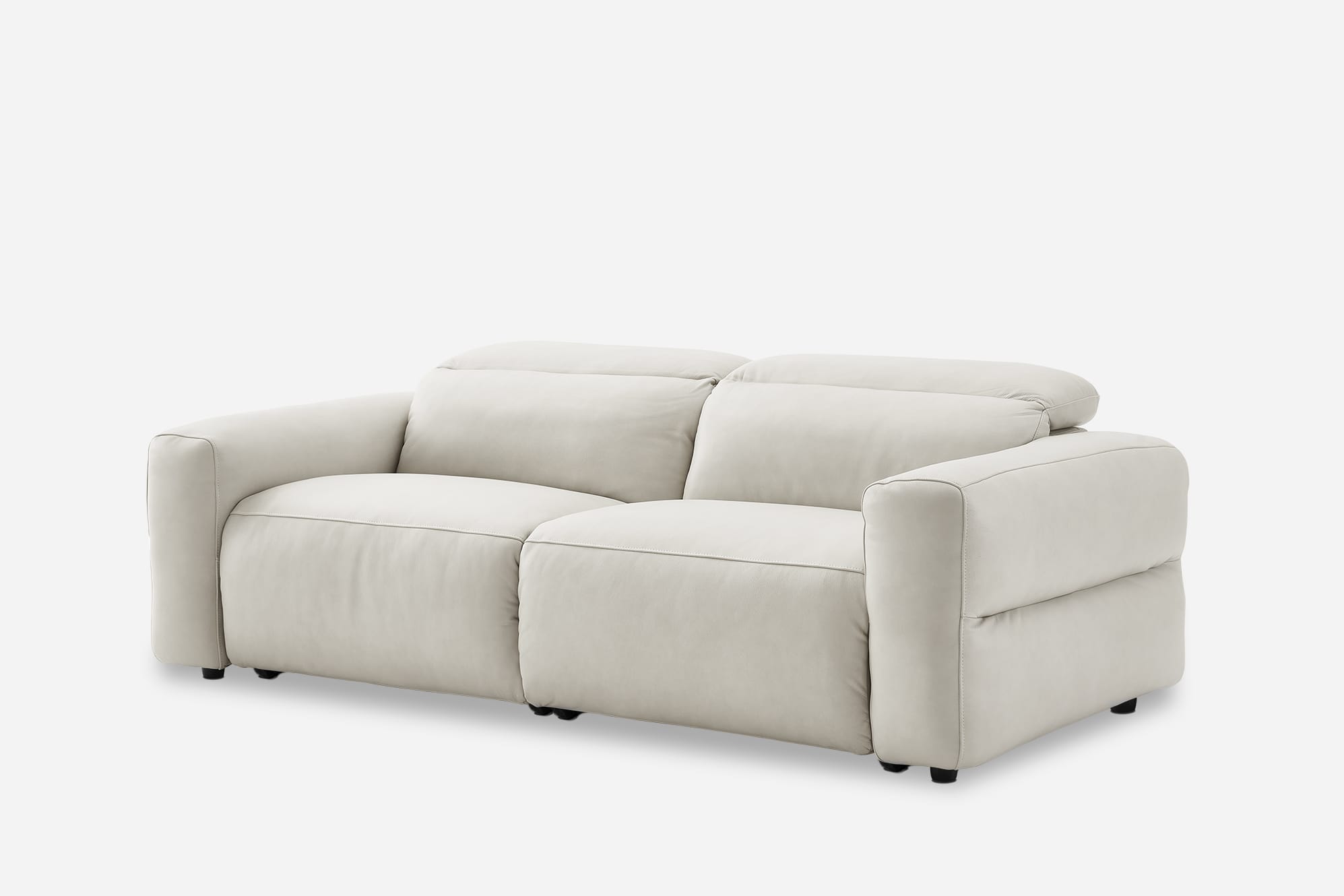 Jaron Leather Recliner 3 Seater Sofa 10