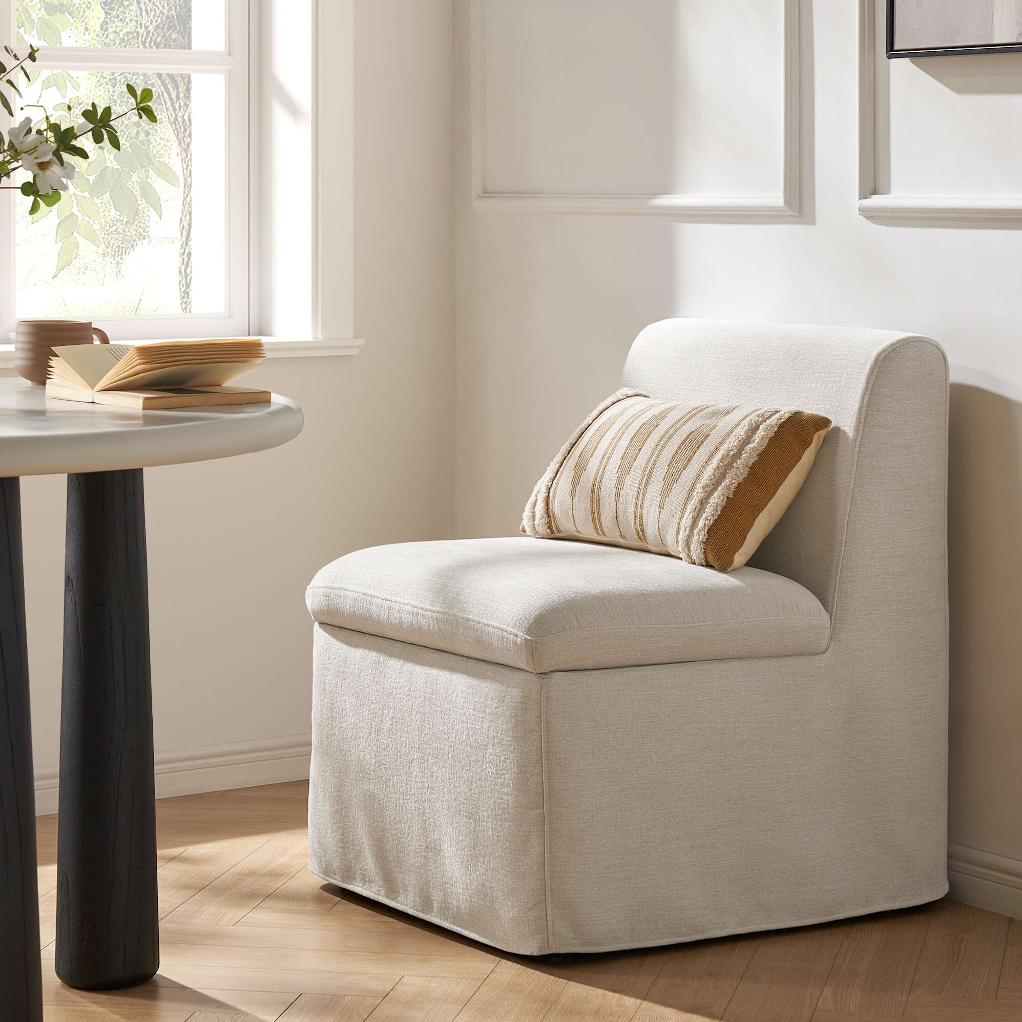 Callie Single Storage Banquette 0