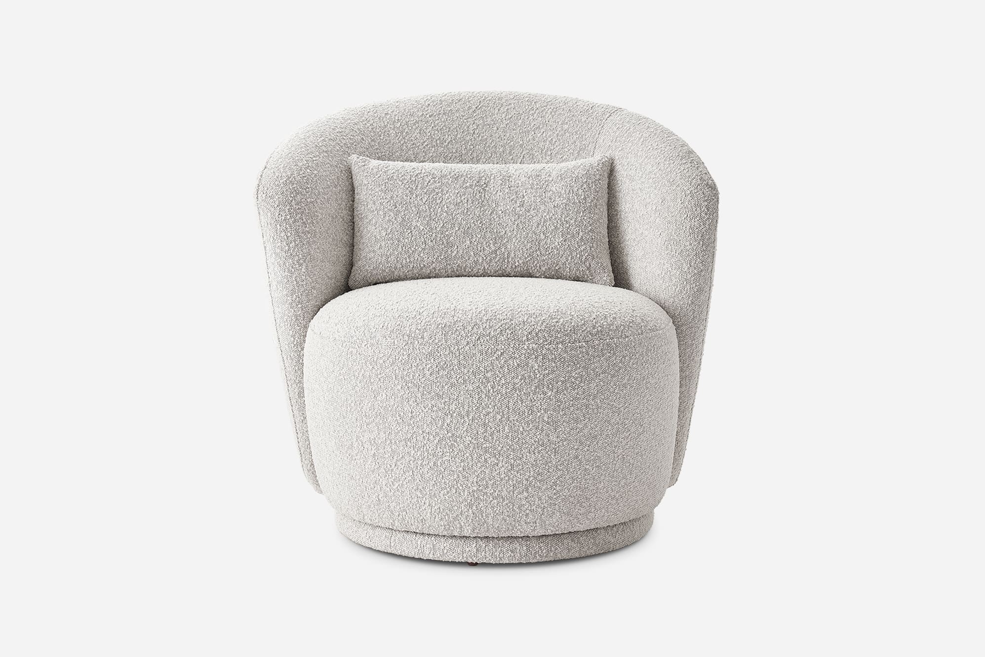 Avery Performance Bouclé Swivel Armchair 8