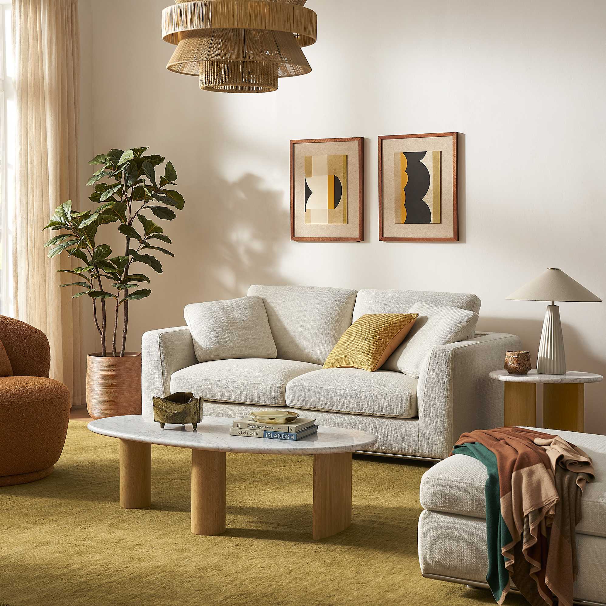 Hamilton 2 Seater Sofa with Storage Footstool 0