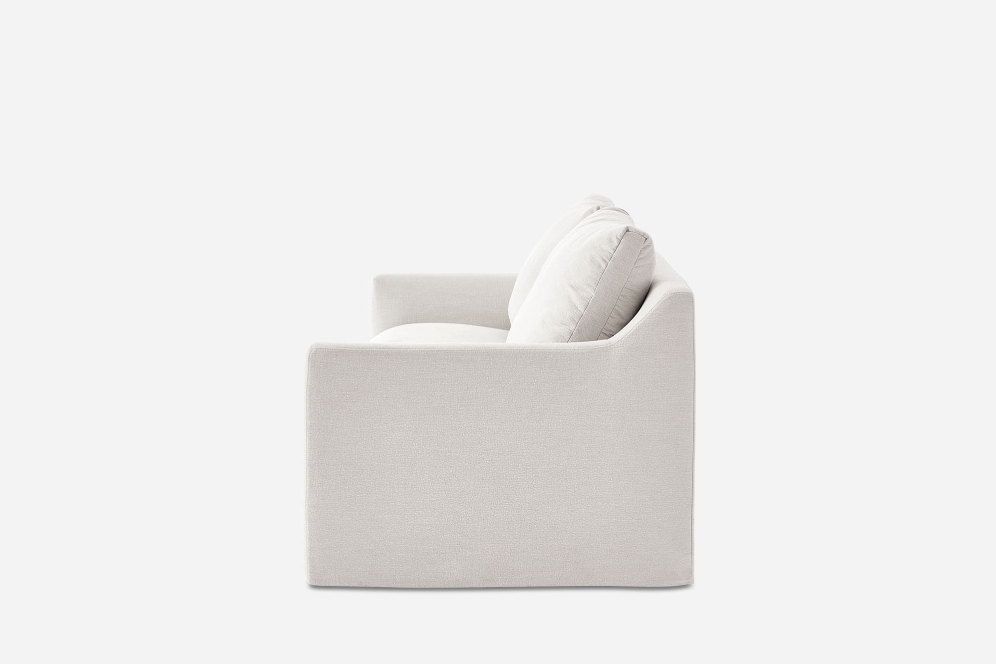 Agnes Slipcover Storage 2 Seater Sofa 8