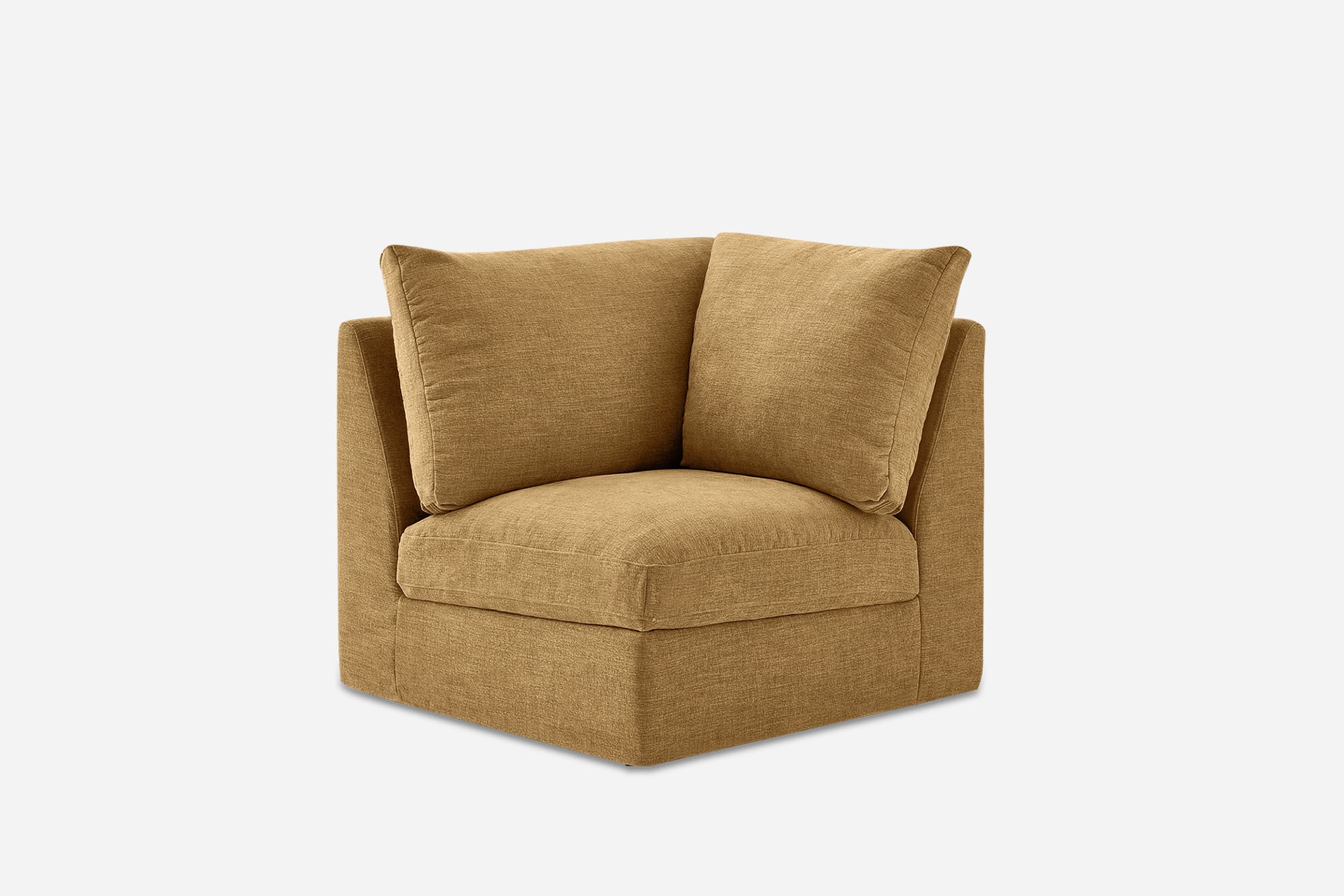 Agnes Slipcover Storage Corner Modular Sofa 0