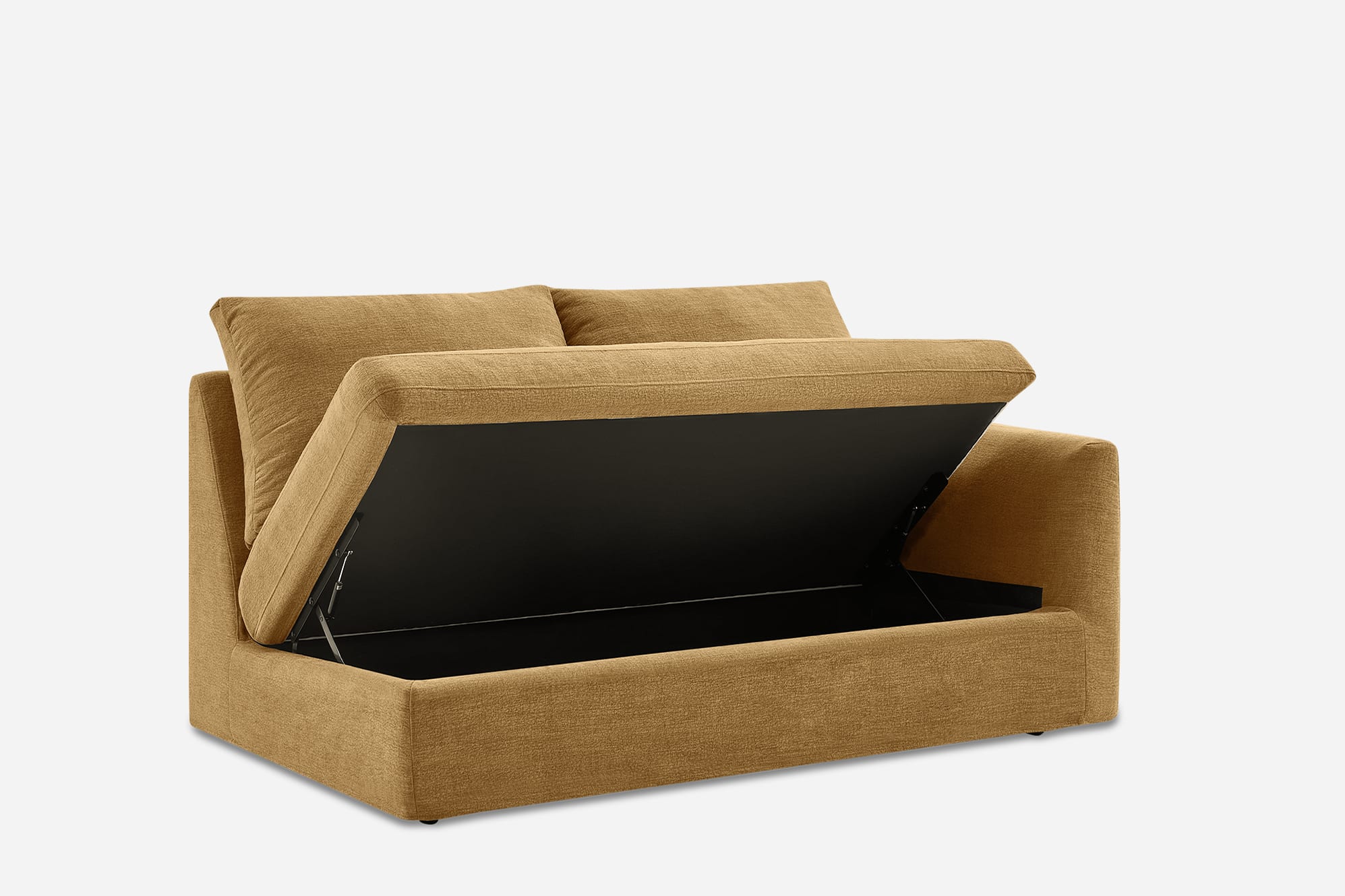 Agnes Slipcover Storage Right Arm 2 Seater Sofa 1