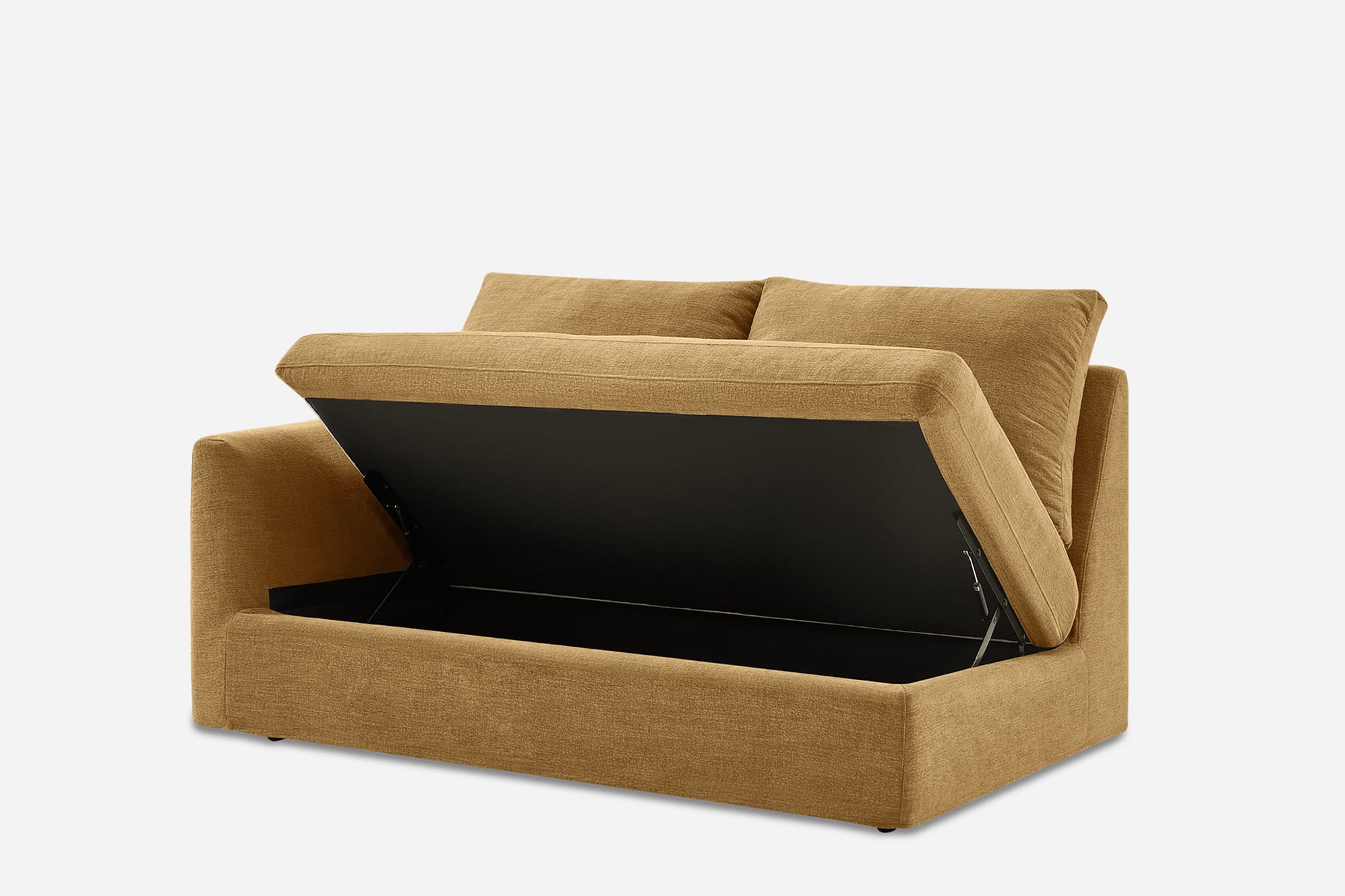 Agnes Slipcover Storage Left Arm 2 Seater Sofa 1