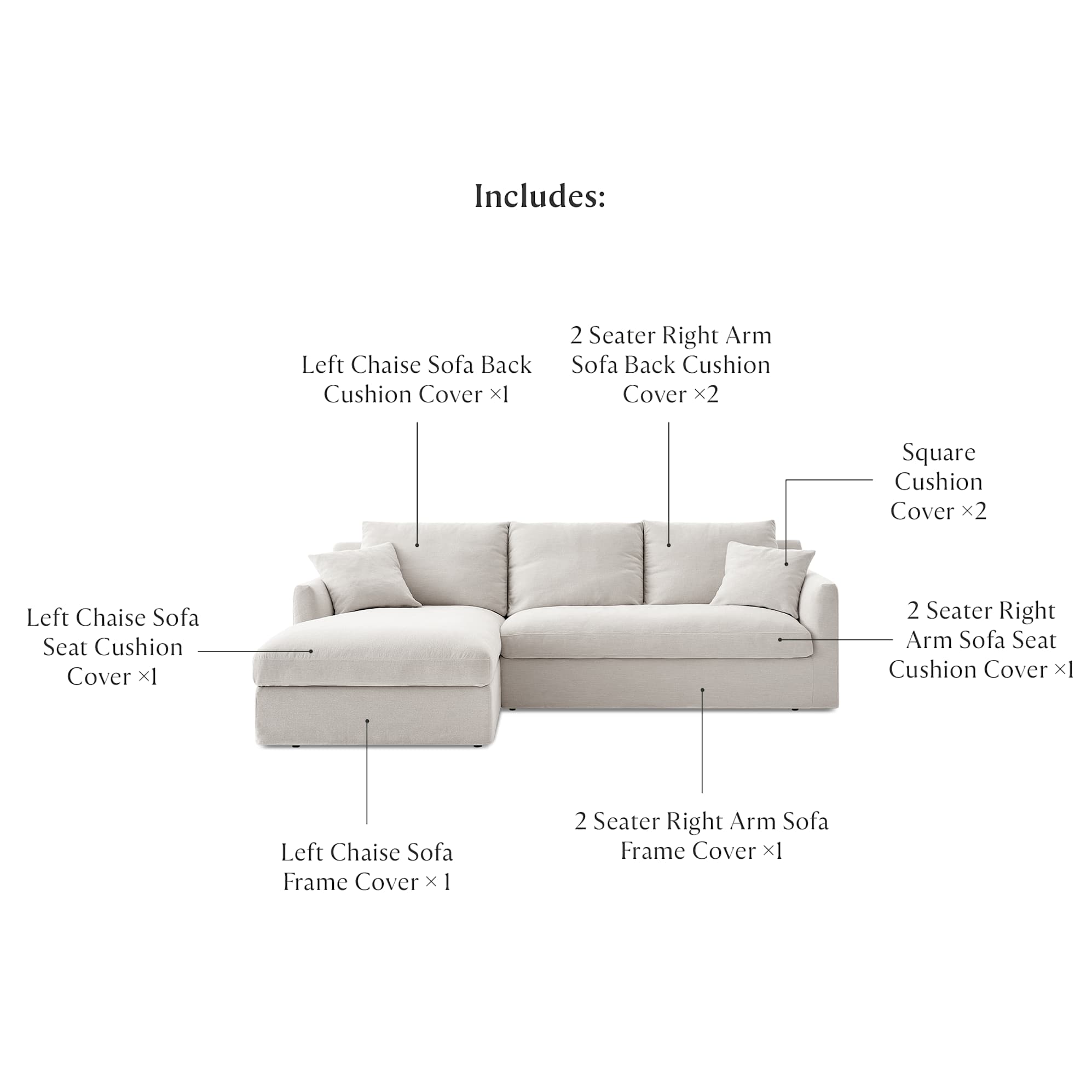Agnes Combination Storage Couch Cover 2