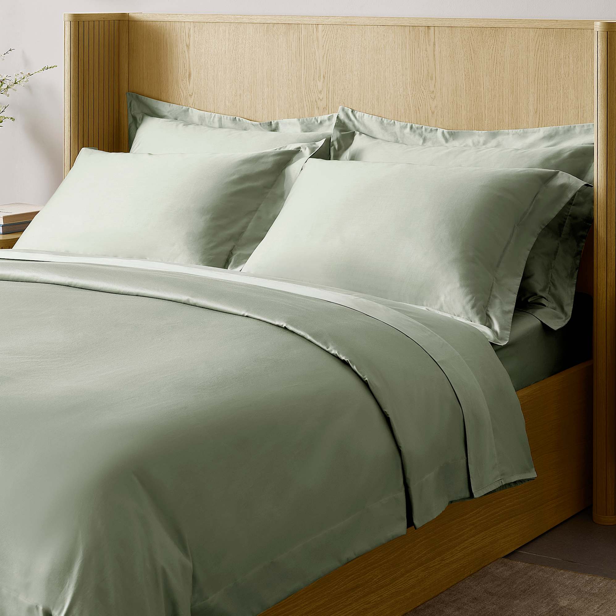 Luxe Egyptian Cotton Sateen Pillowcase Set 3