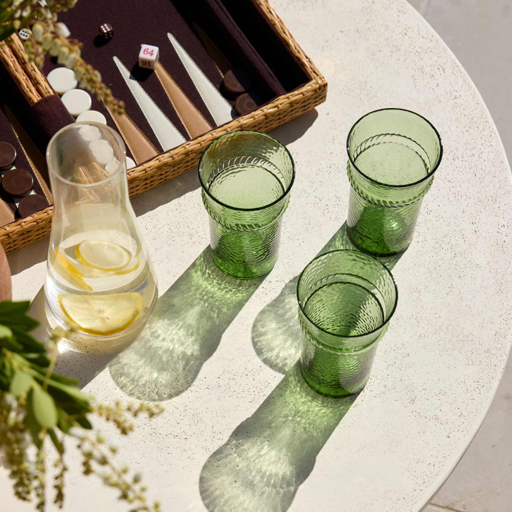 Verdant Tall Drinking Glasses, Set of 4 2