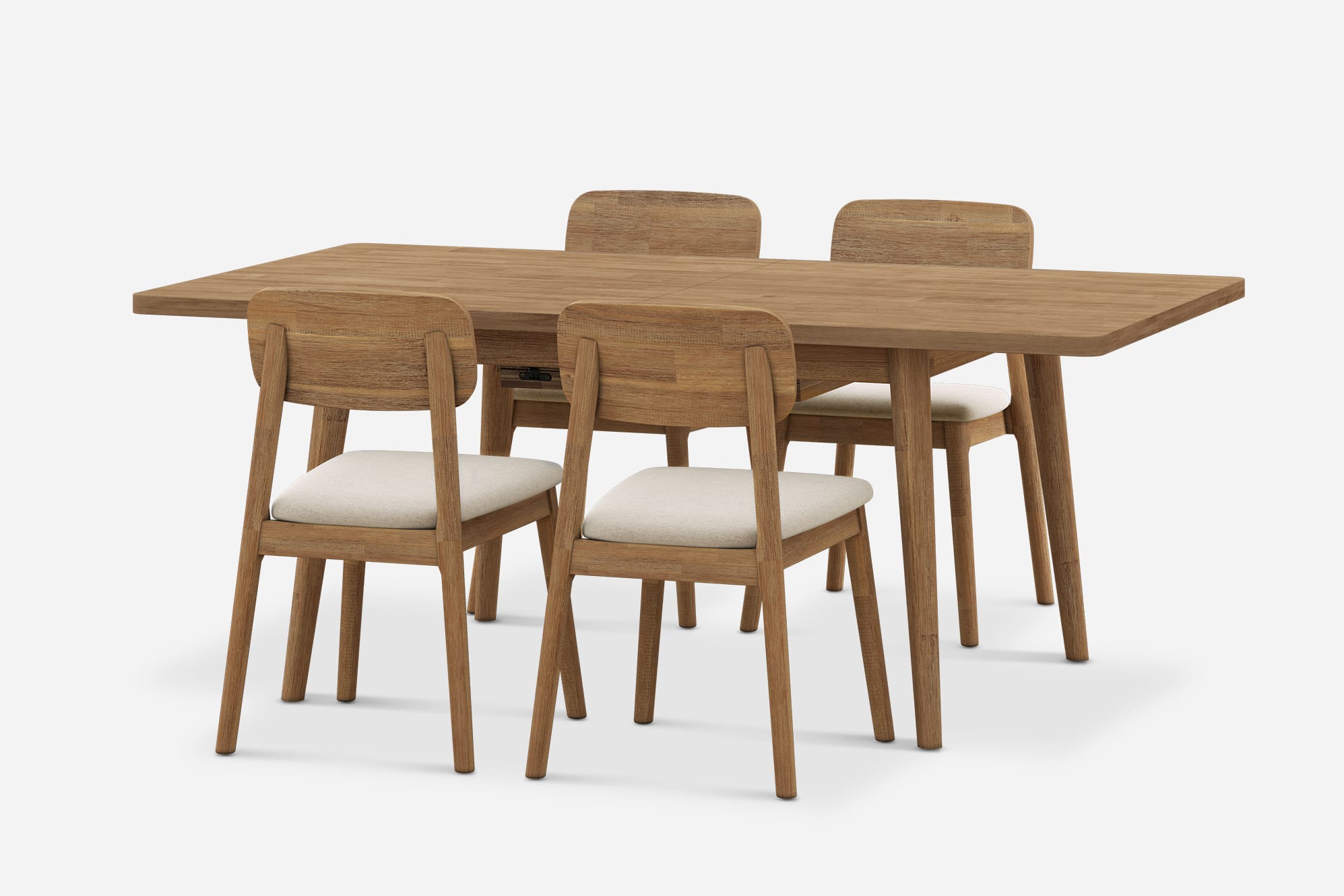 Seb Extendable Dining Set for 6-8 2