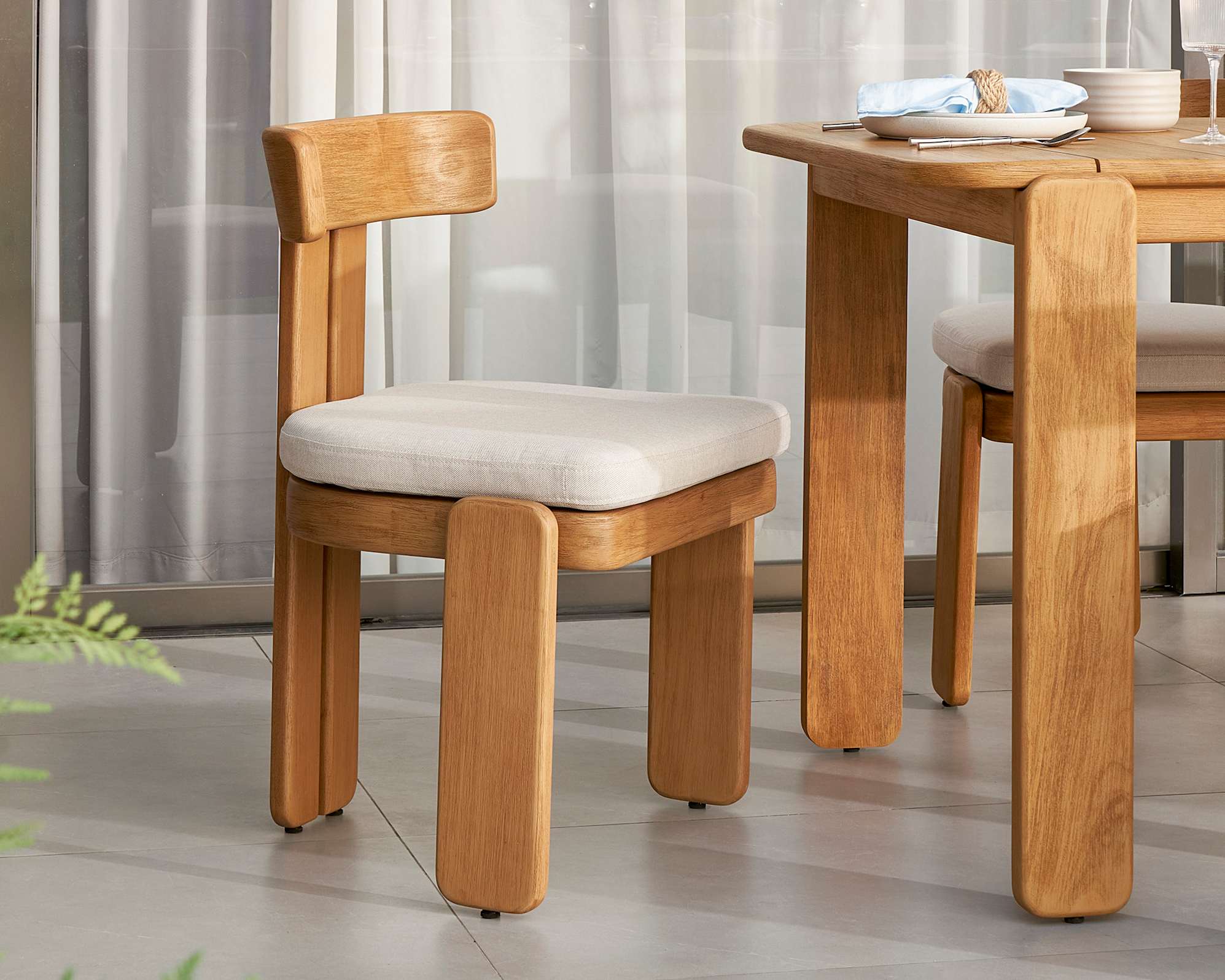 Eden Outdoor Dining Chair Set 5