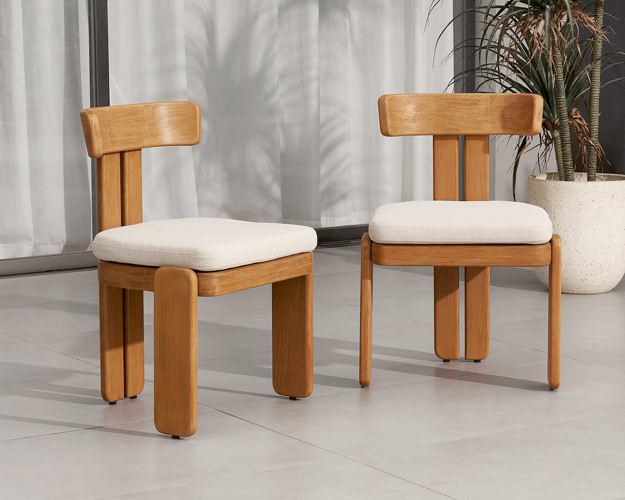 Eden Outdoor Dining Chair Set 0
