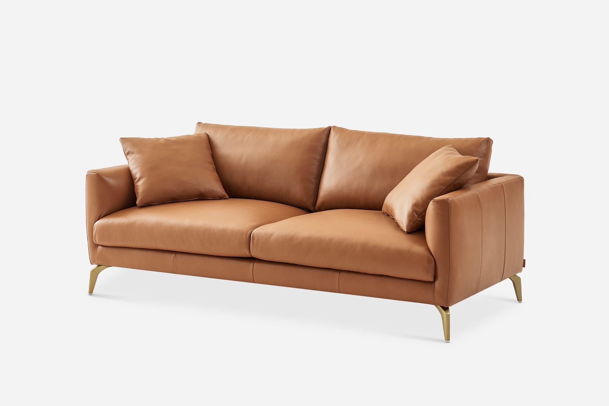 Lena Leather 3 Seater Sofa 6
