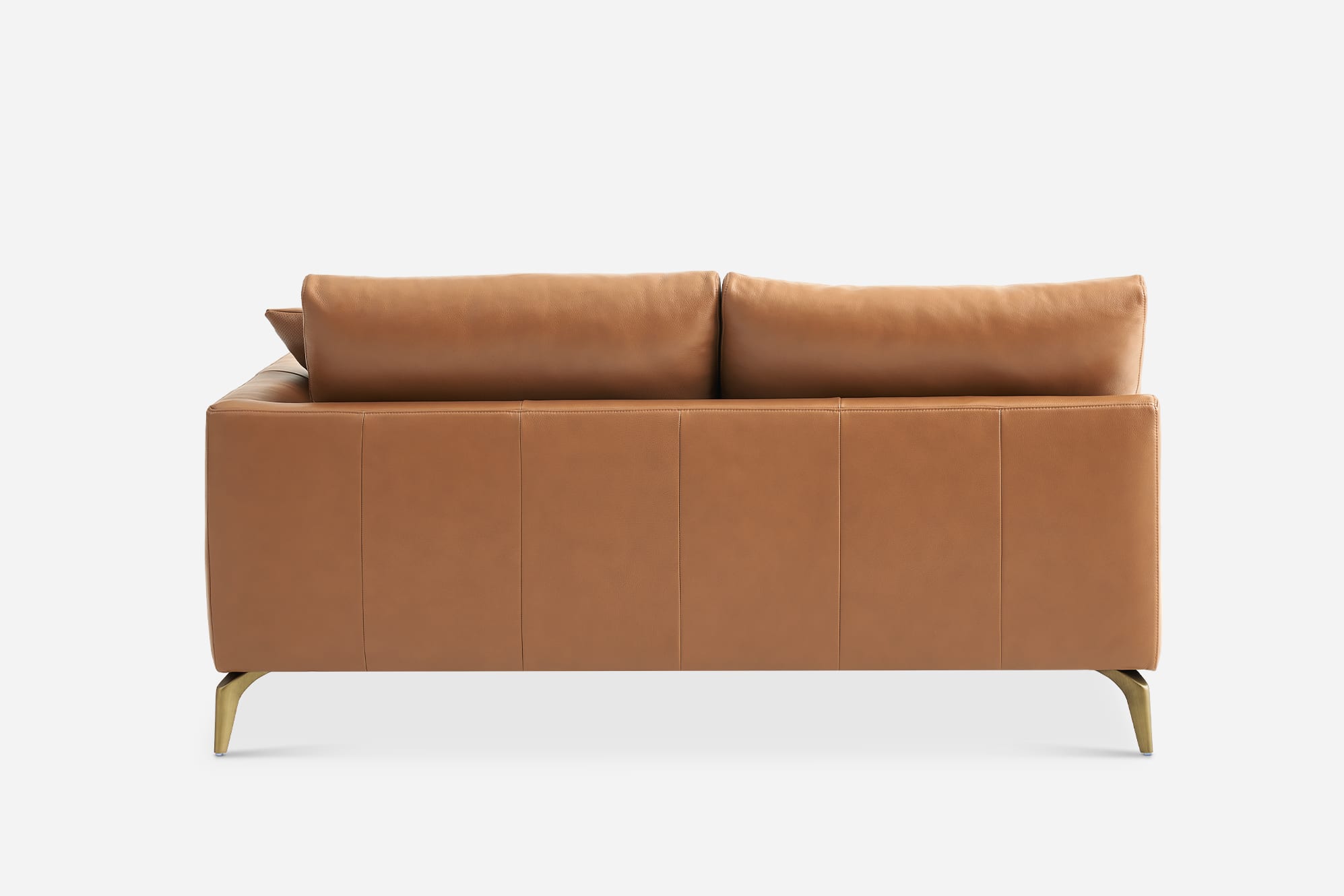 Lena Leather Right Arm 2 Seater Sofa 9