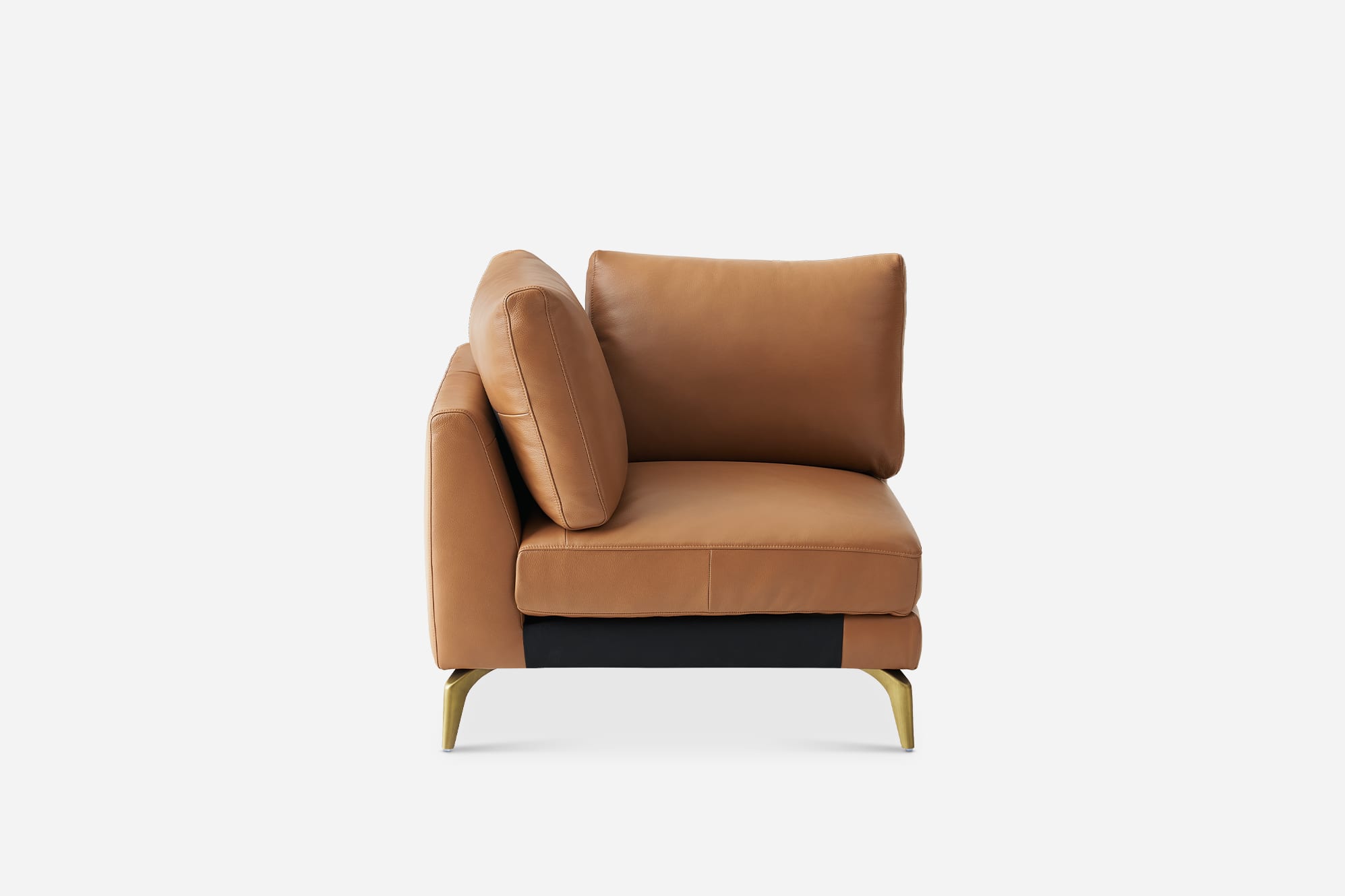 Lena Leather Corner Sofa 8