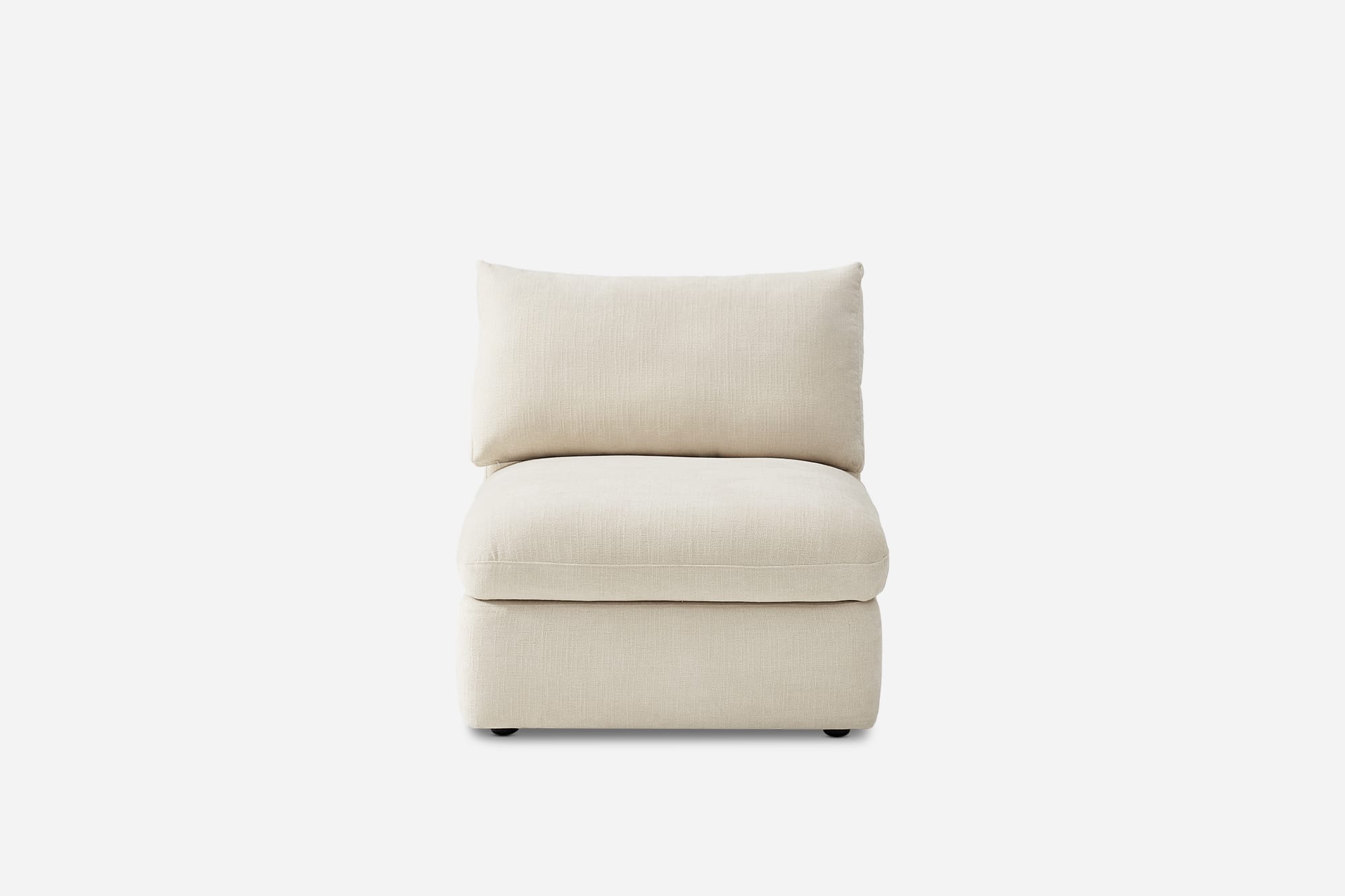 Ollie Storage Armless Sofa 0