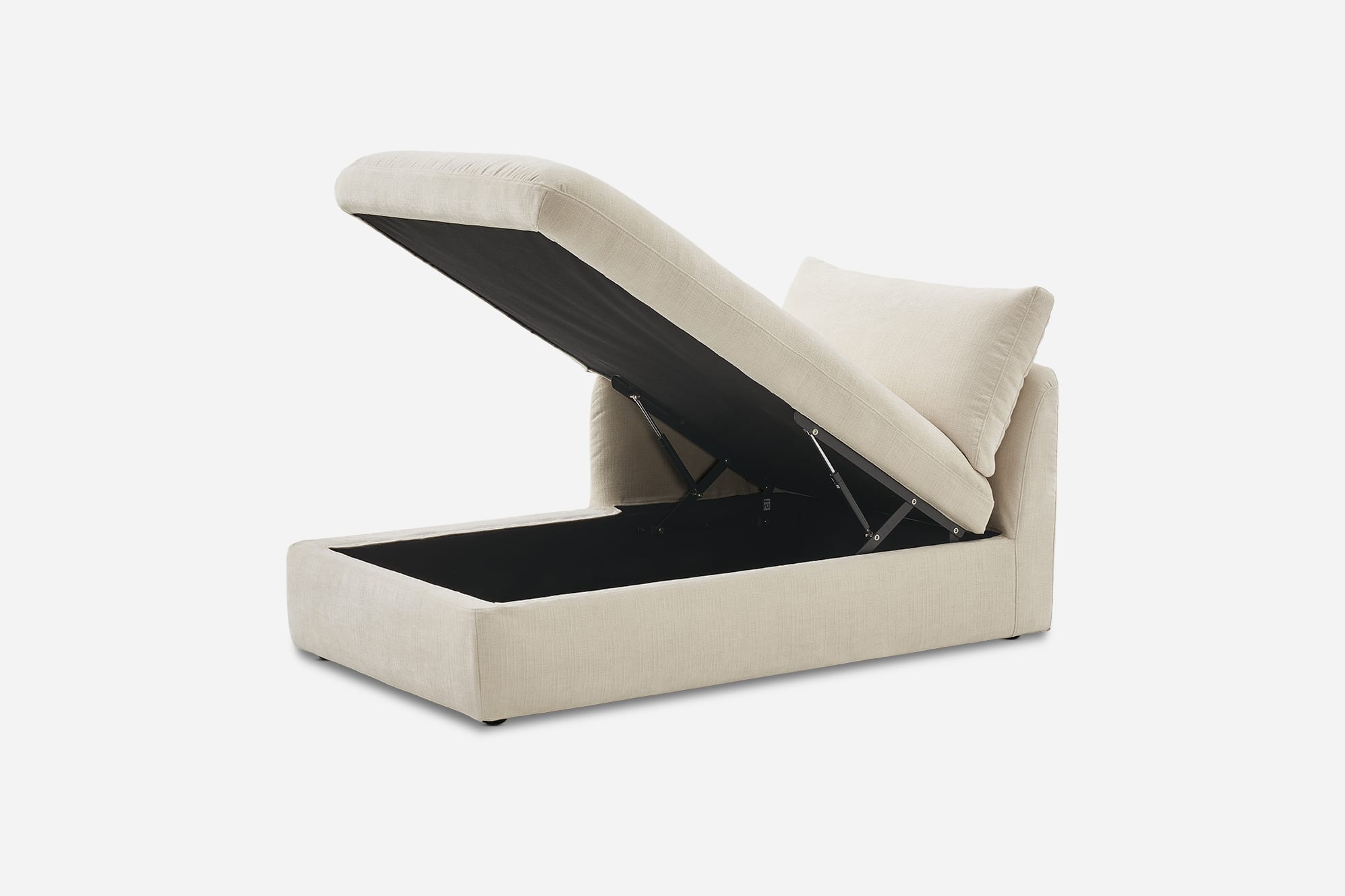 Ollie Storage Left Arm Chaise 1