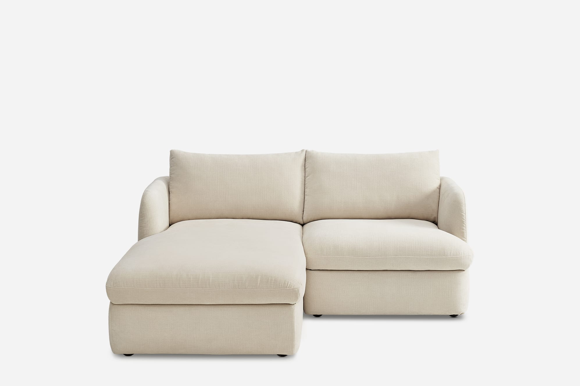 Ollie Storage Small Chaise Sectional Sofa 2