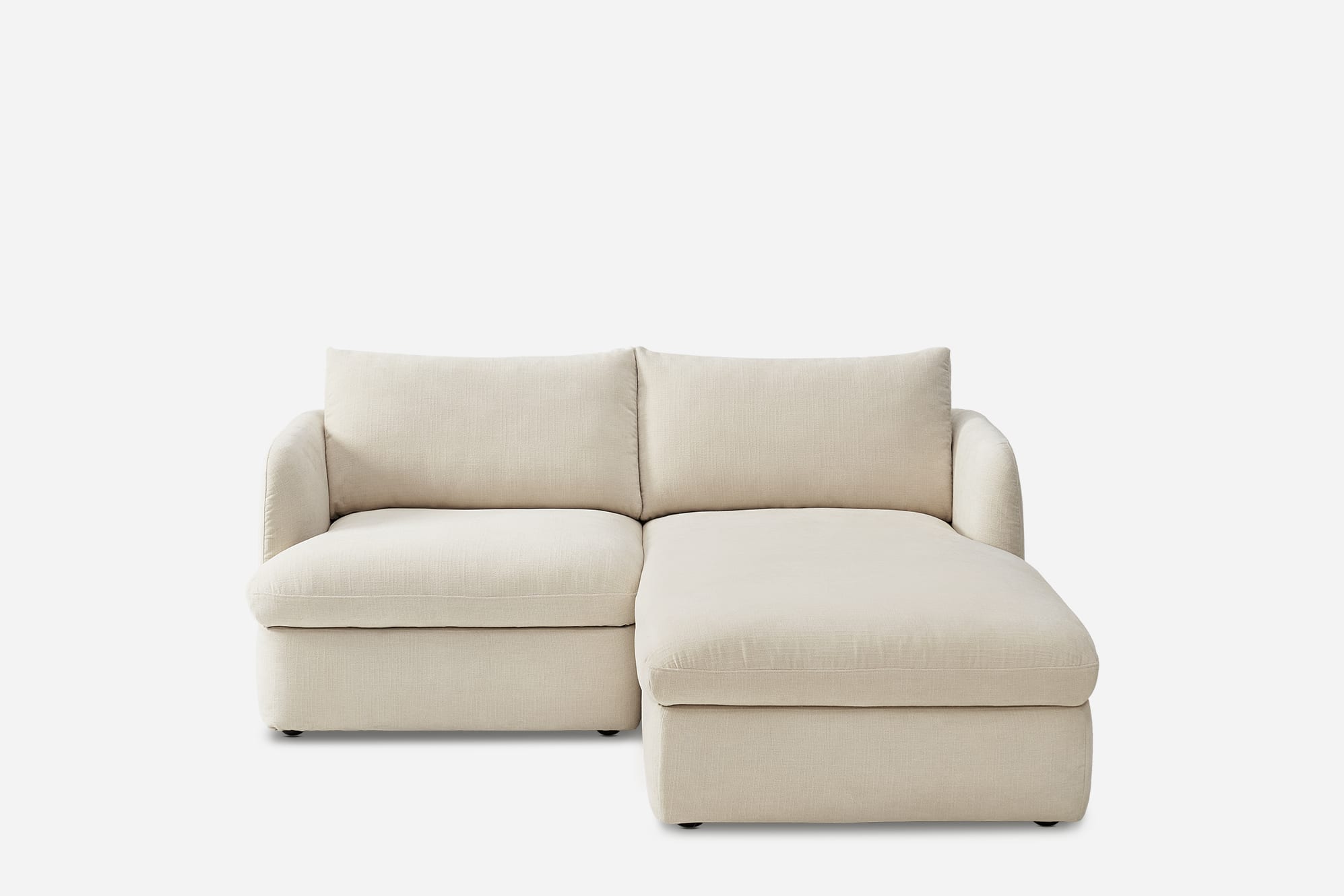 Ollie Storage Small Chaise Sectional Sofa 2