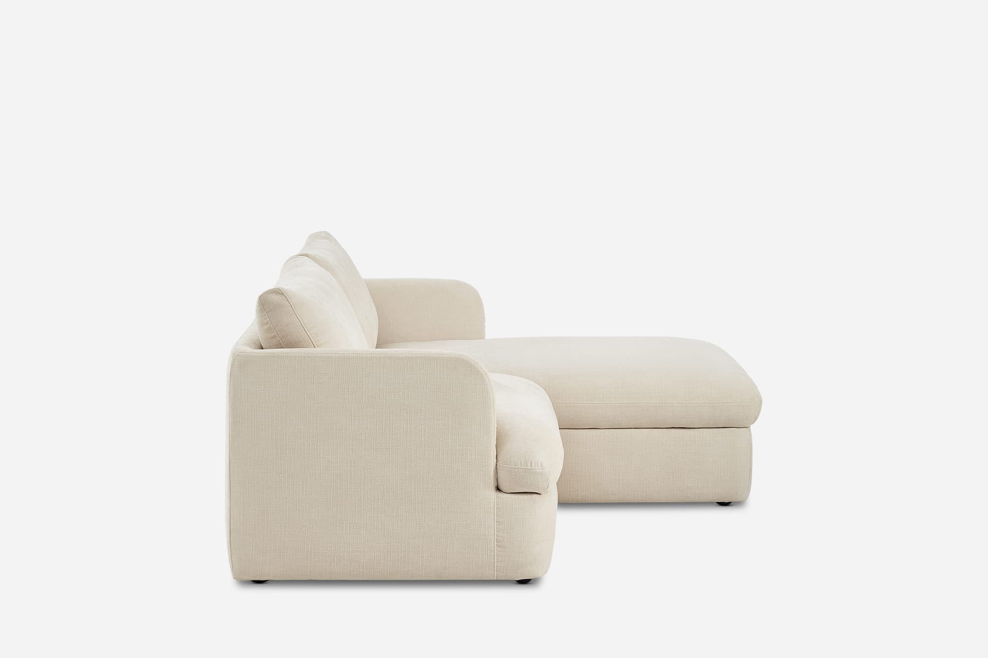 Ollie Storage Small Chaise Sectional Sofa 10