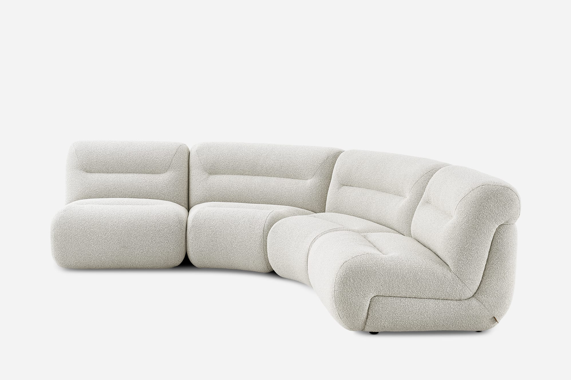 Tovi Performance Boucle 4-Piece Sectional Sofa 11