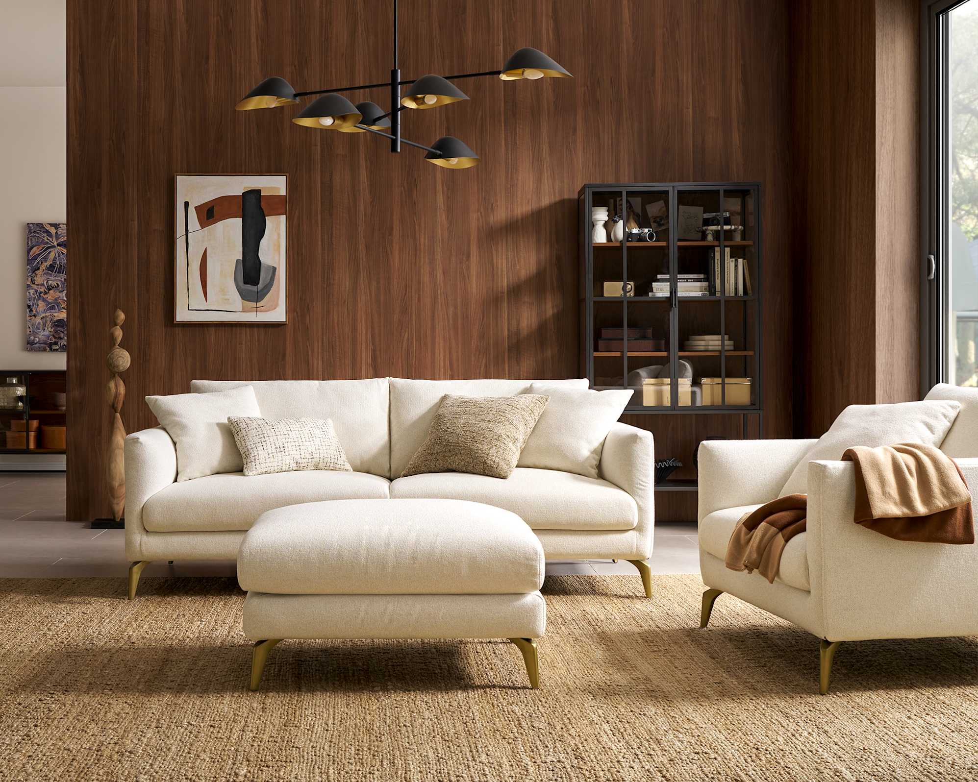 Lena Performance Fabric 3 Seater Sofa 2