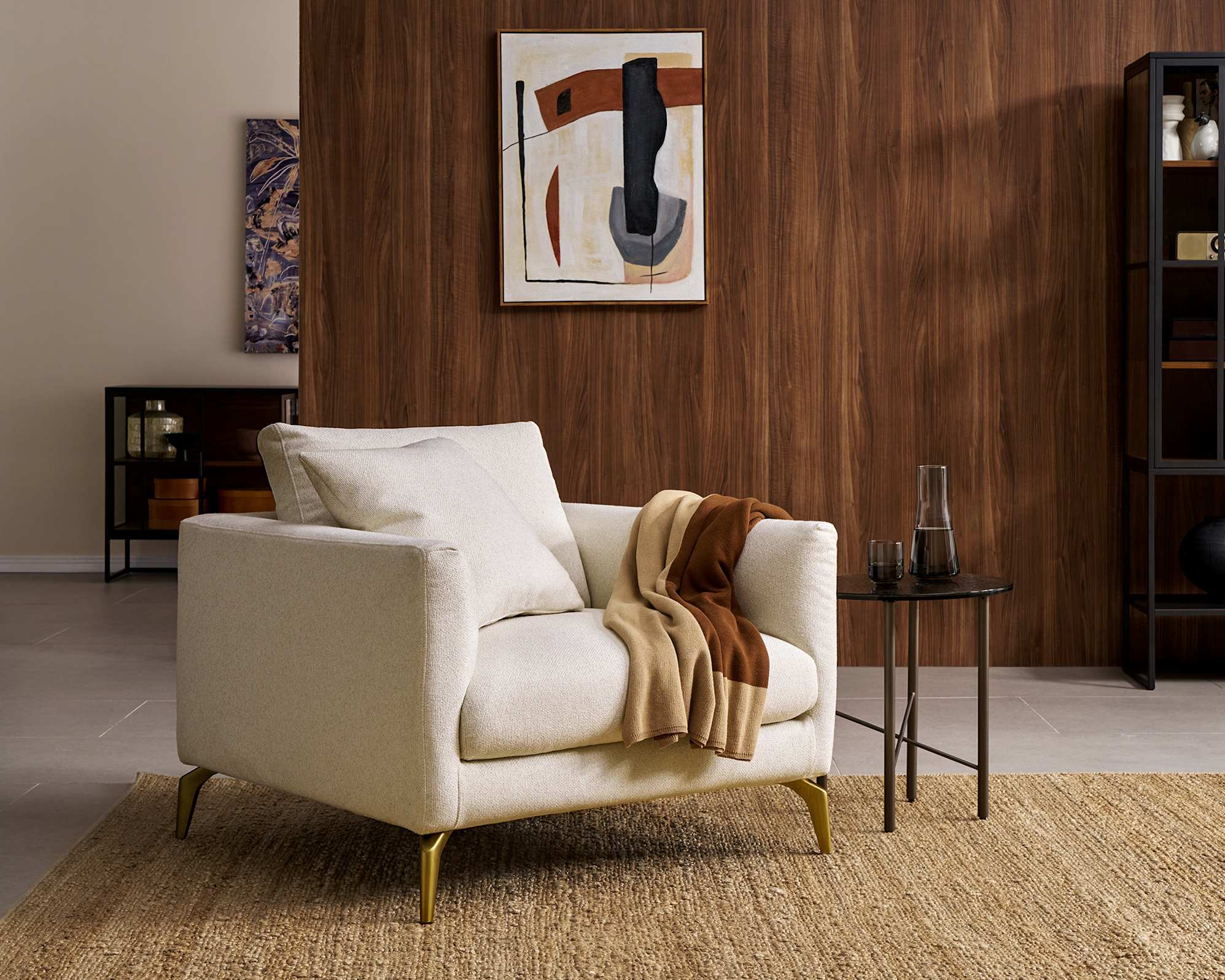Lena Performance Fabric Armchair 0