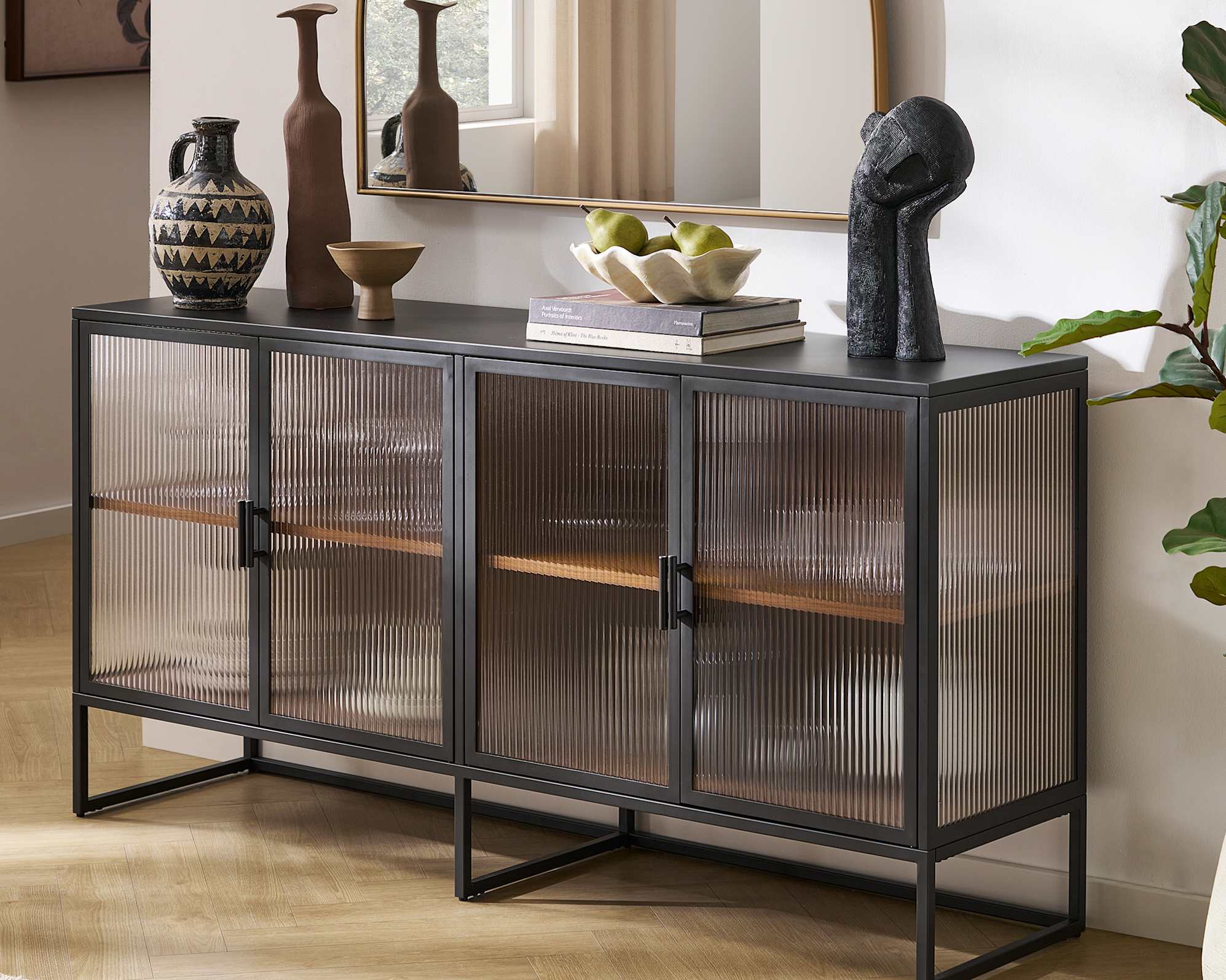 Panes Glass Sideboard 0